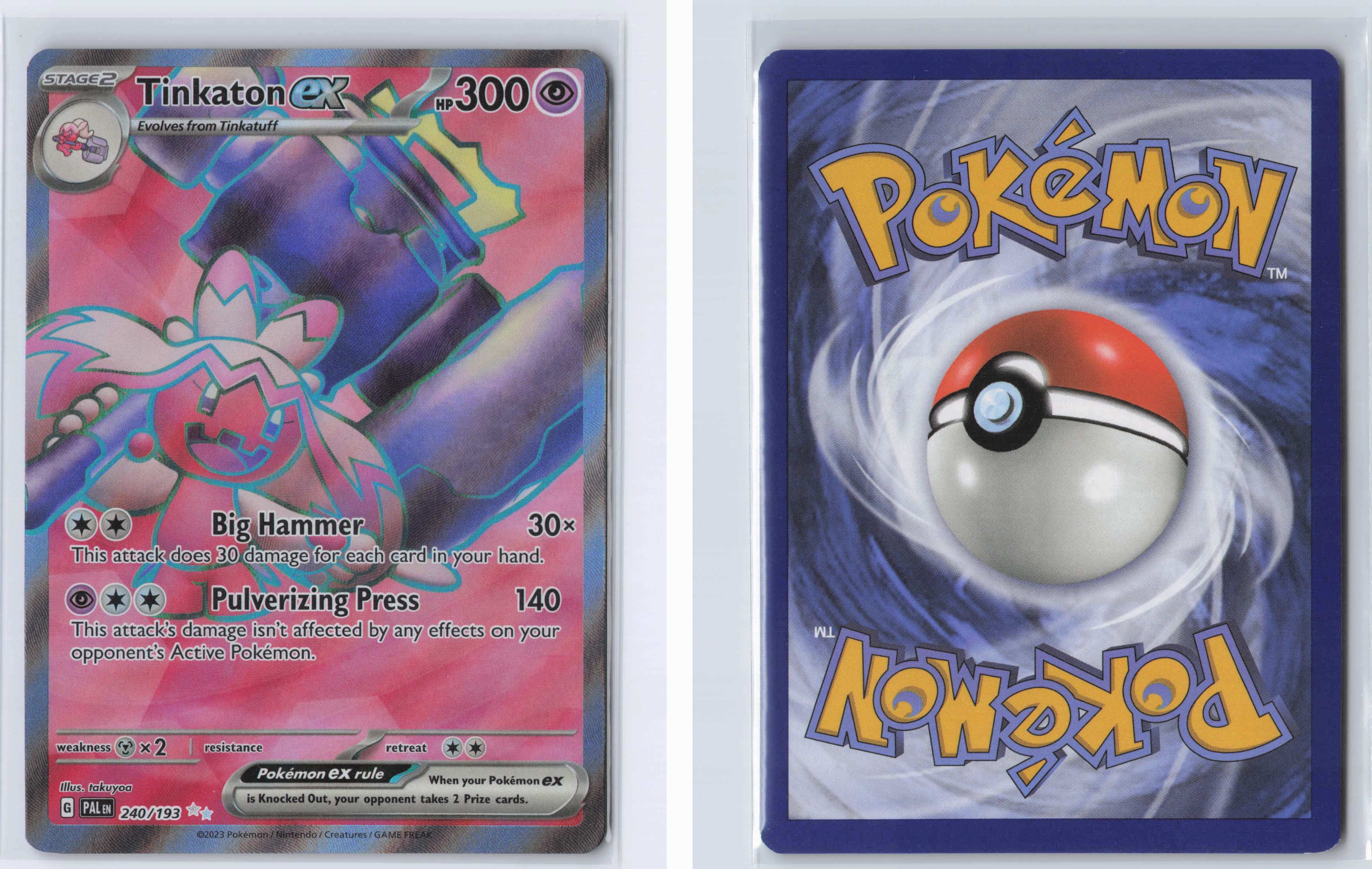 (#240/193) Tinkaton ex - [SV02: Paldea Evolved]
