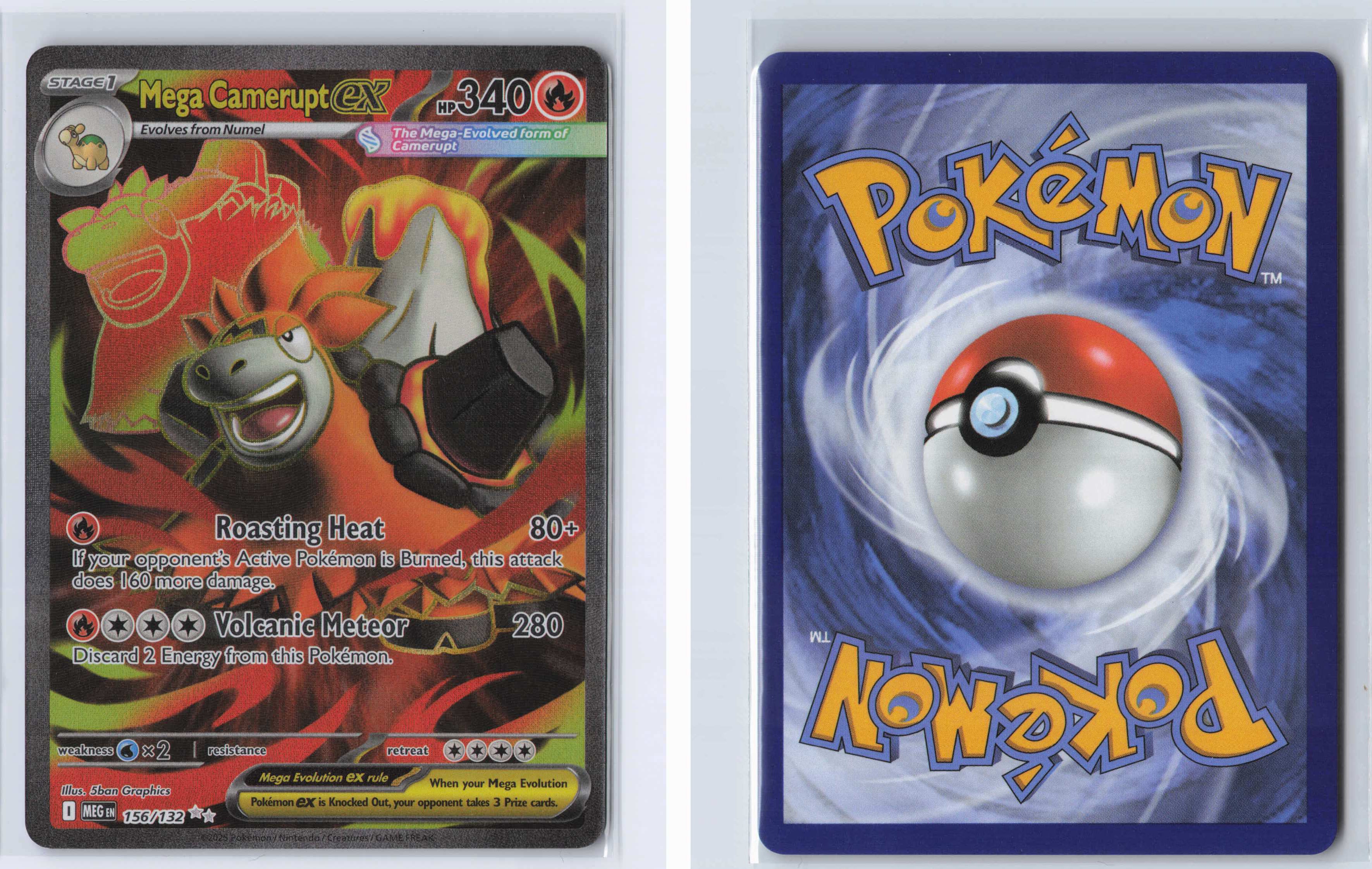 (#156/132) Mega Camerupt ex [ME01: Mega Evolution]