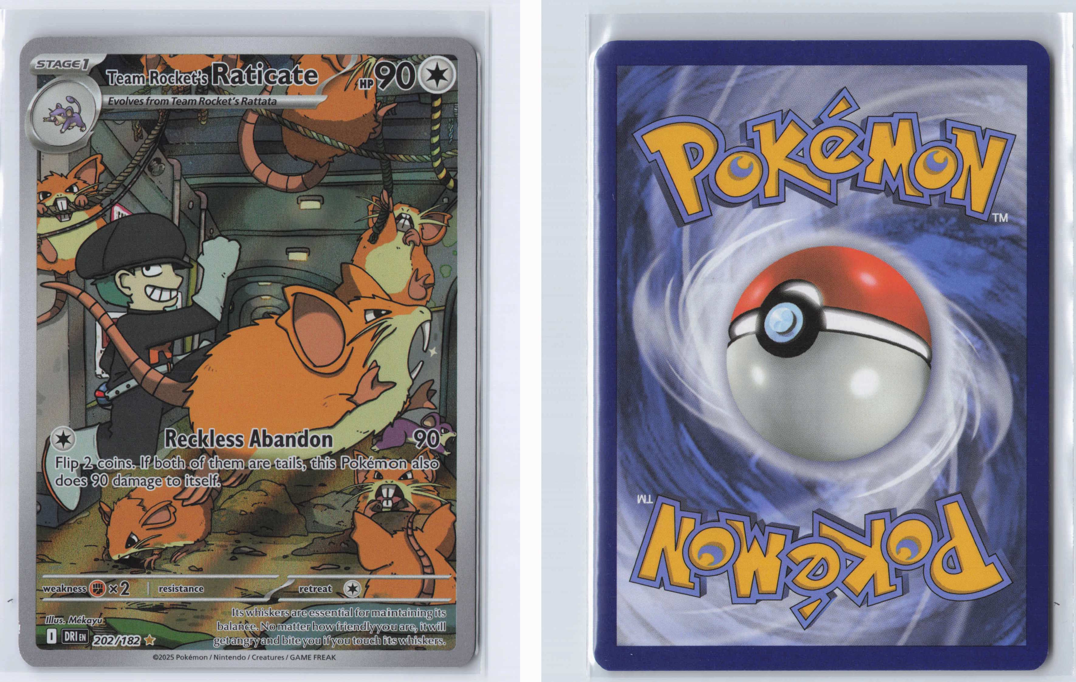 (#202/182) Team Rocket's Raticate [SV10: Destined Rivals]
