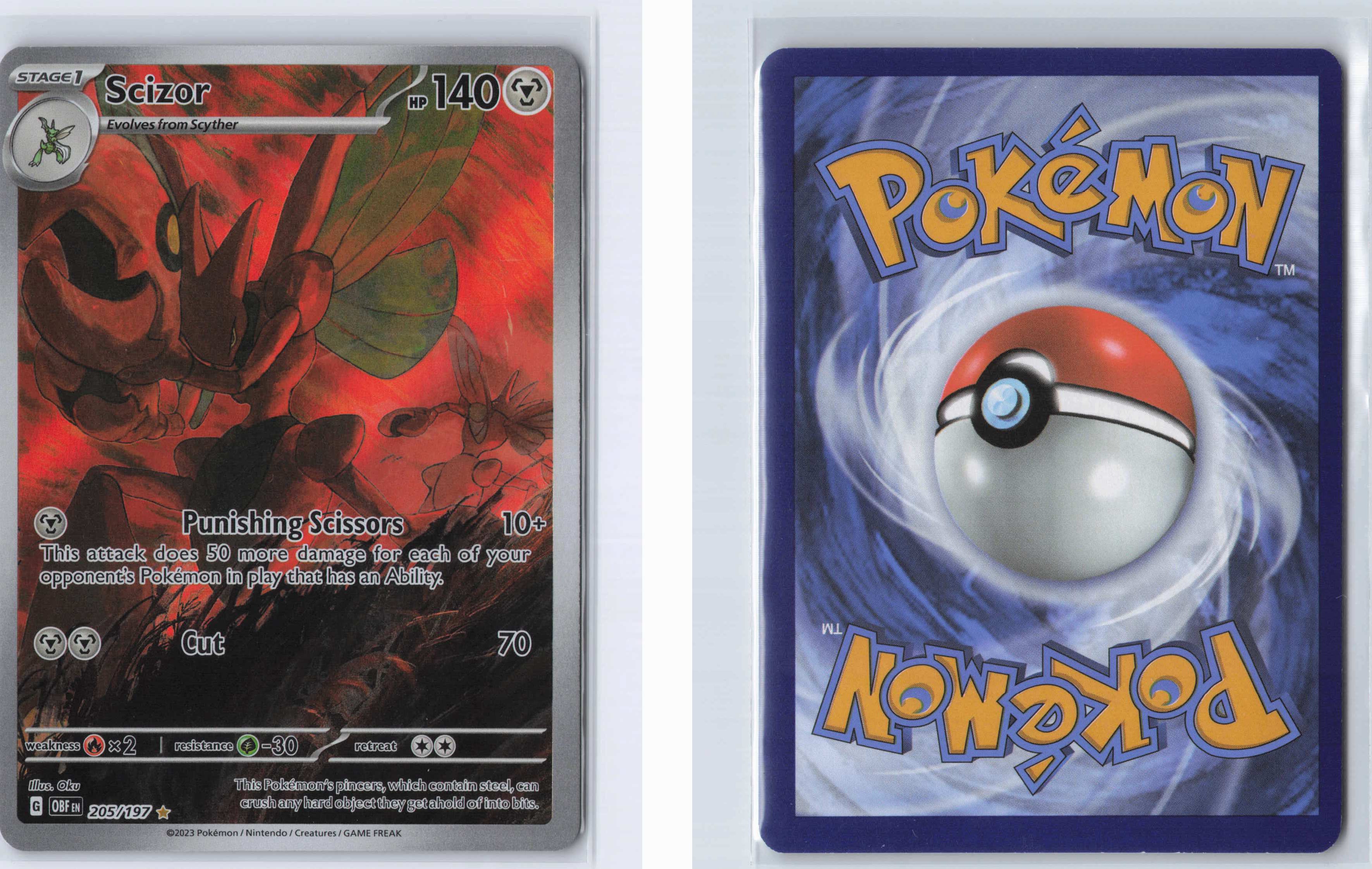 (#205/197) Scizor [SV03: Obsidian Flames]