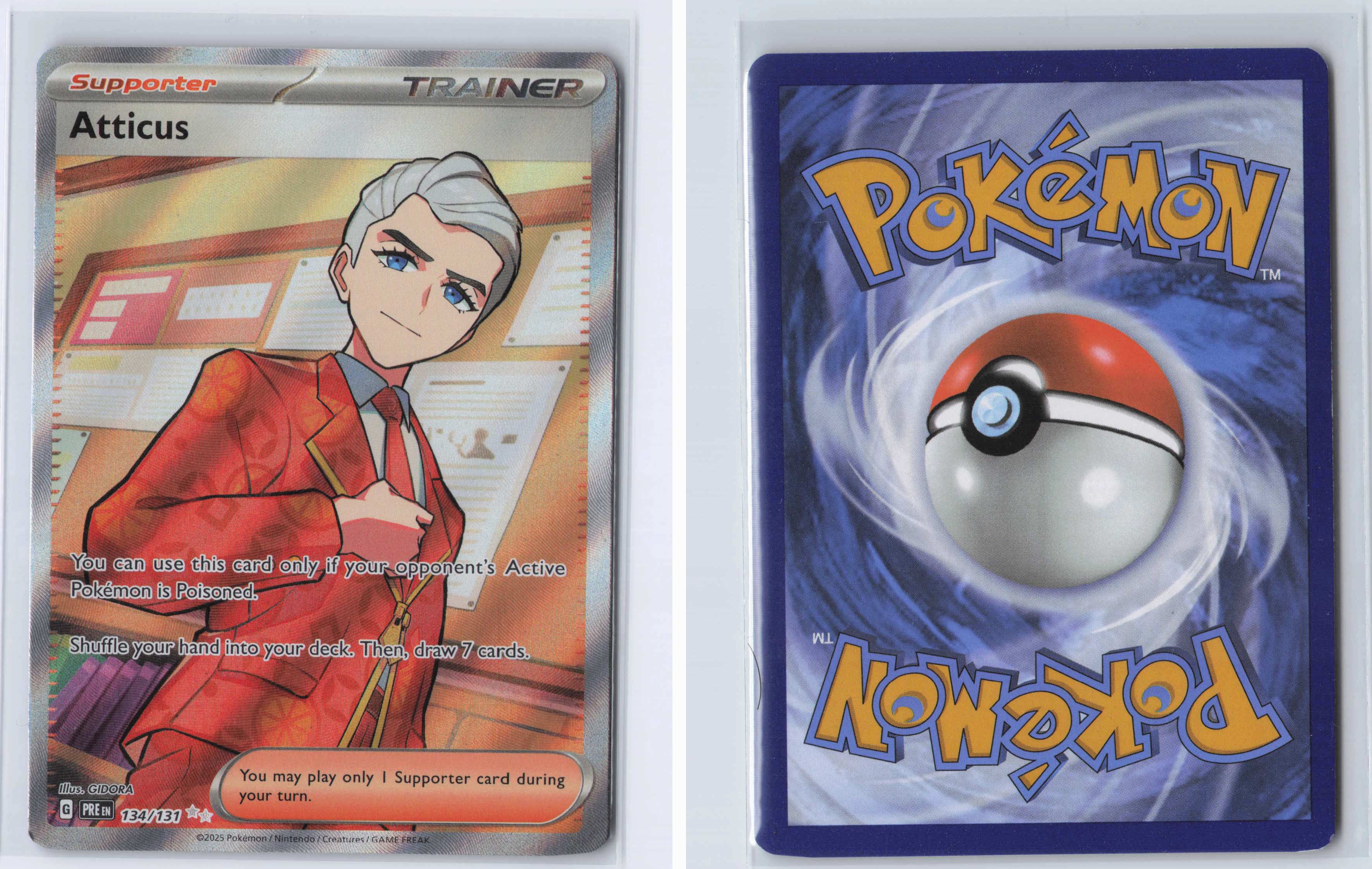 (#134/131) Atticus [SV: Prismatic Evolutions]