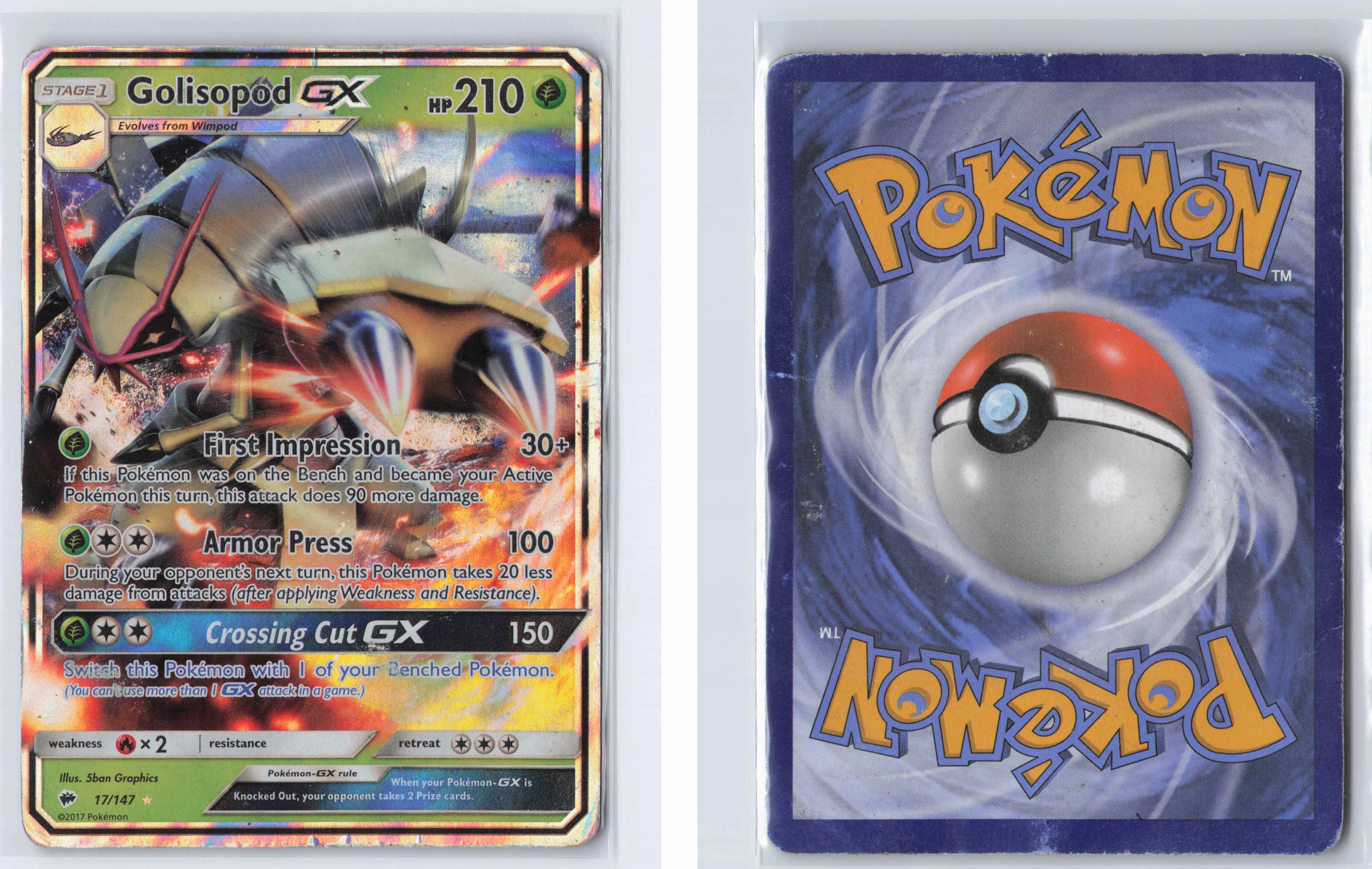 (#17/147) Golisopod GX [SM - Burning Shadows]