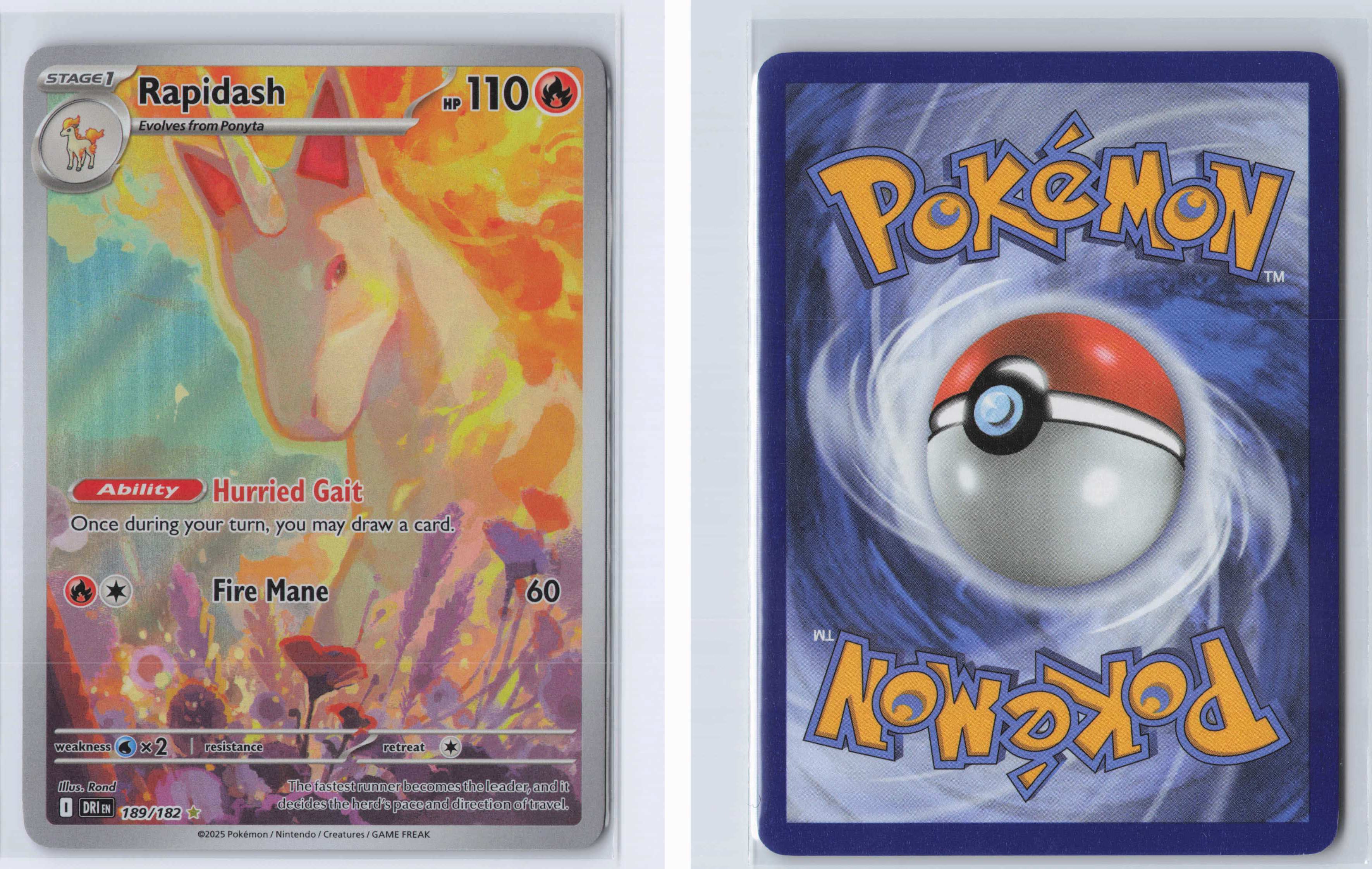 (#189/182) Rapidash [SV10: Destined Rivals]