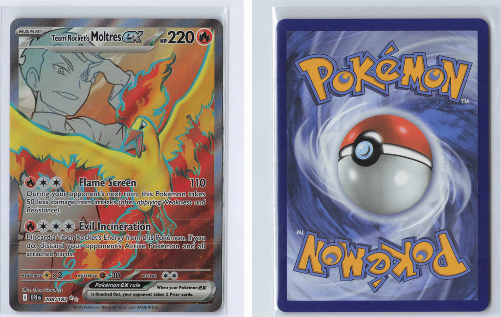 (#208/182) Team Rocket's Moltres ex [SV10: Destined Rivals]