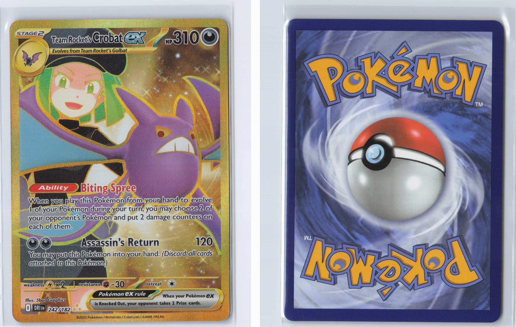 (#242/182) Team Rocket's Crobat ex [SV10: Destined Rivals]
