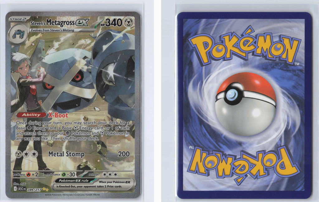 (#289/217) Steven's Metagross ex [ME: Ascended Heroes]