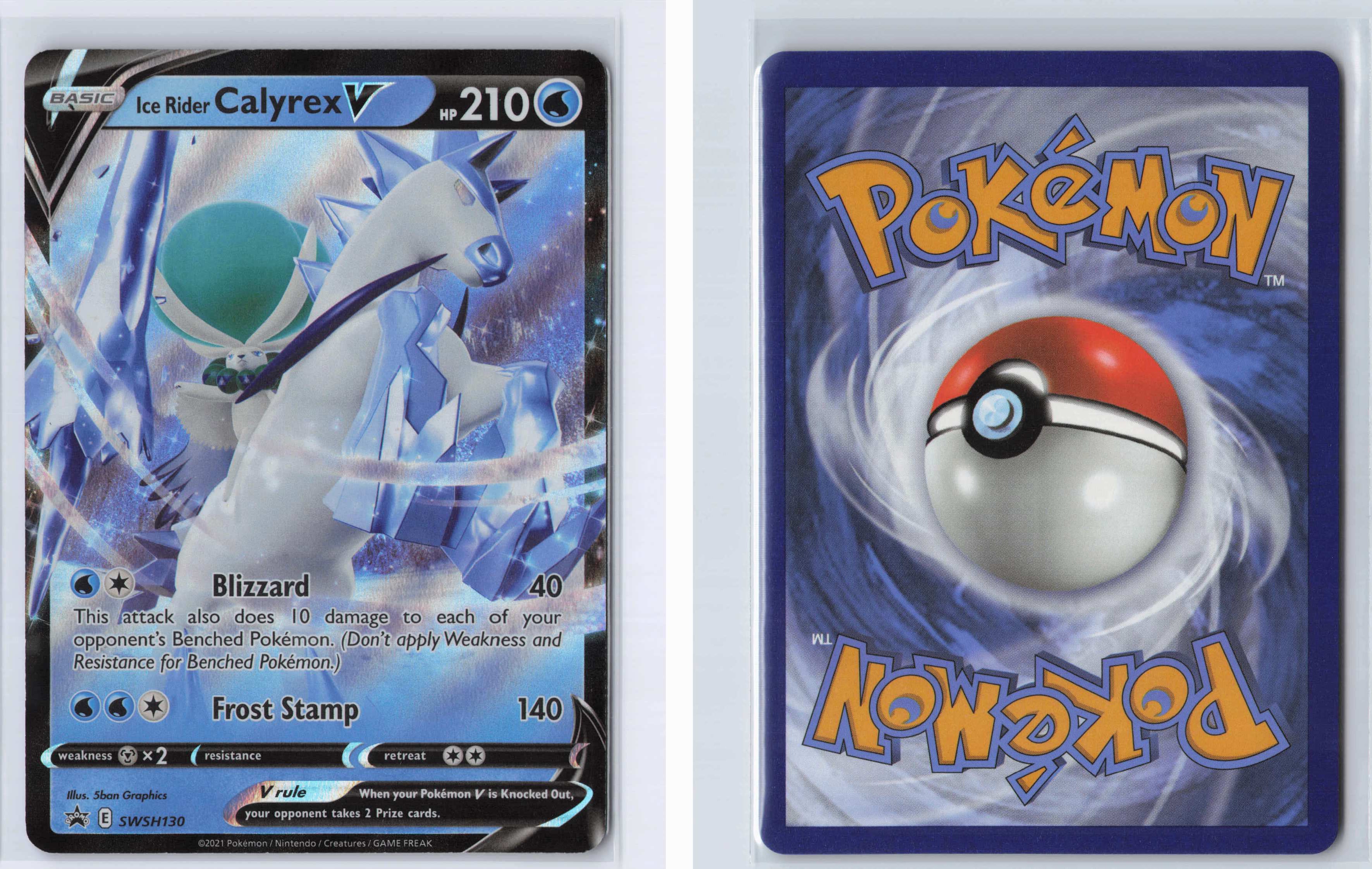 (#SWSH130) Ice Rider Calyrex V [SWSH: Sword & Shield Promo Cards]