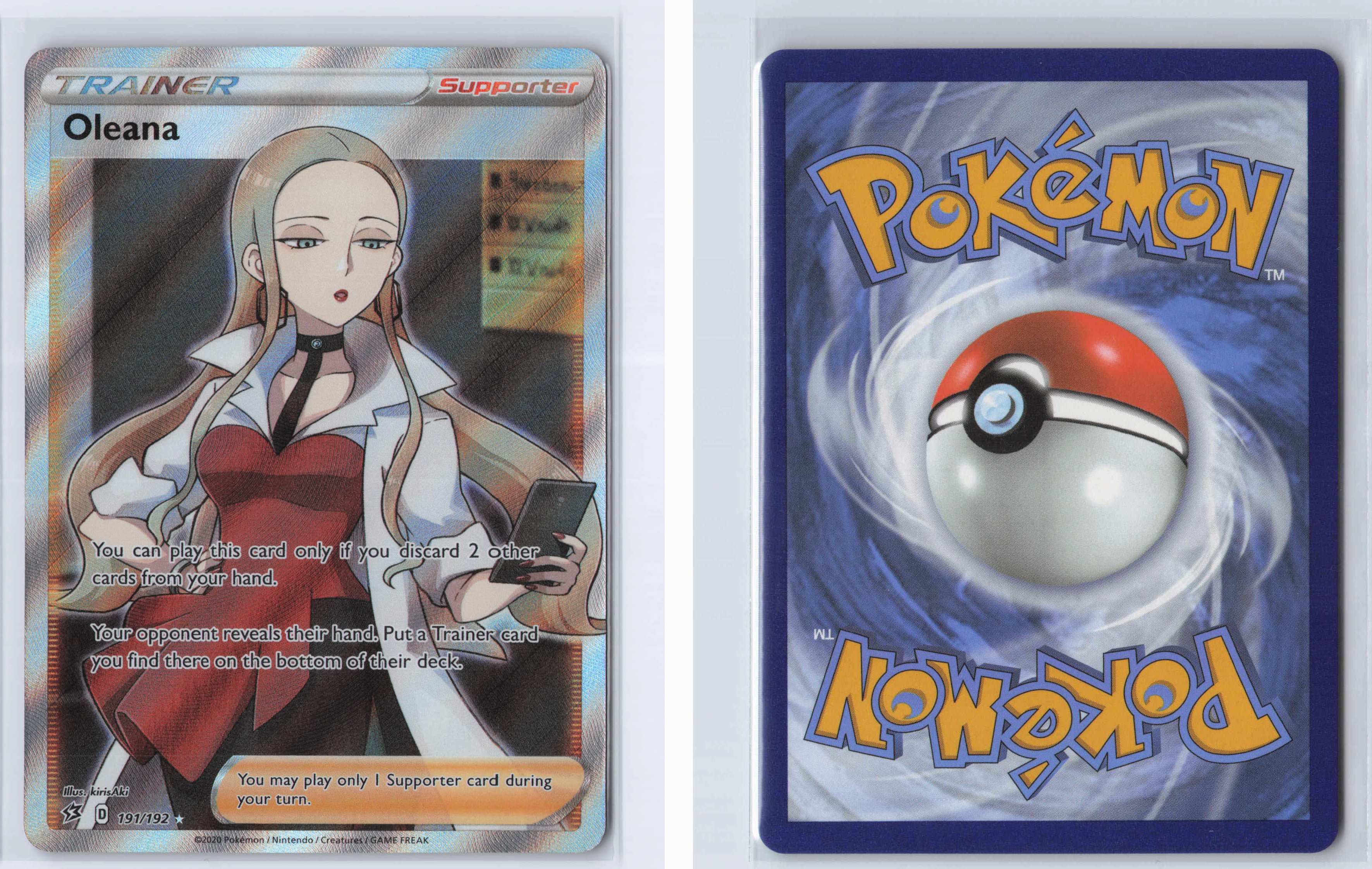 (#191/192) Oleana (Full Art) [SWSH02: Rebel Clash]