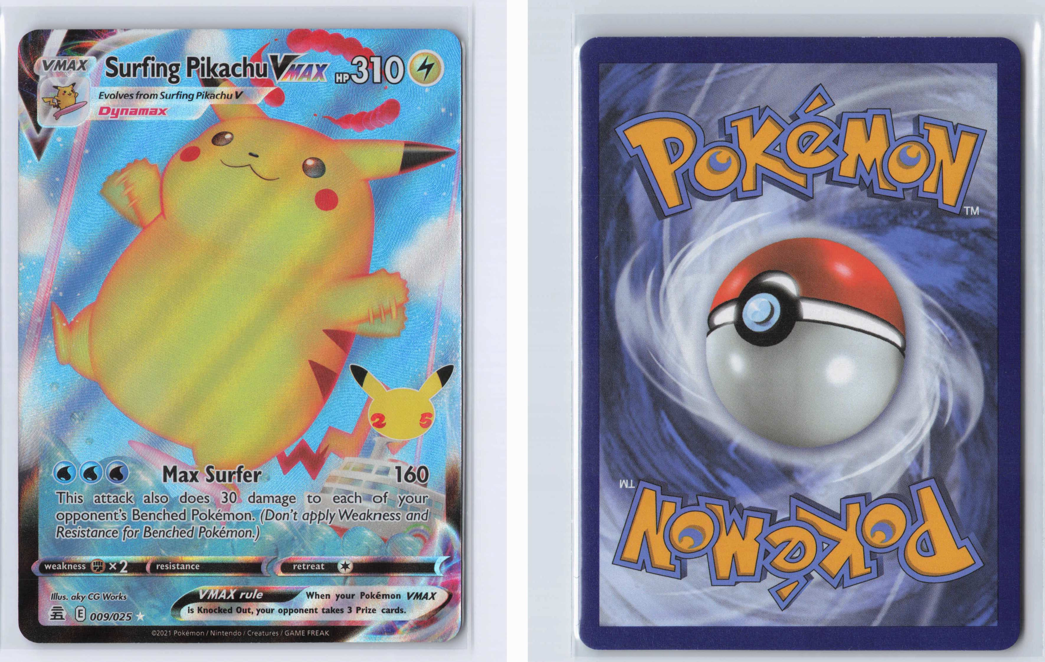 (#009/025) Surfing Pikachu VMAX [Celebrations]