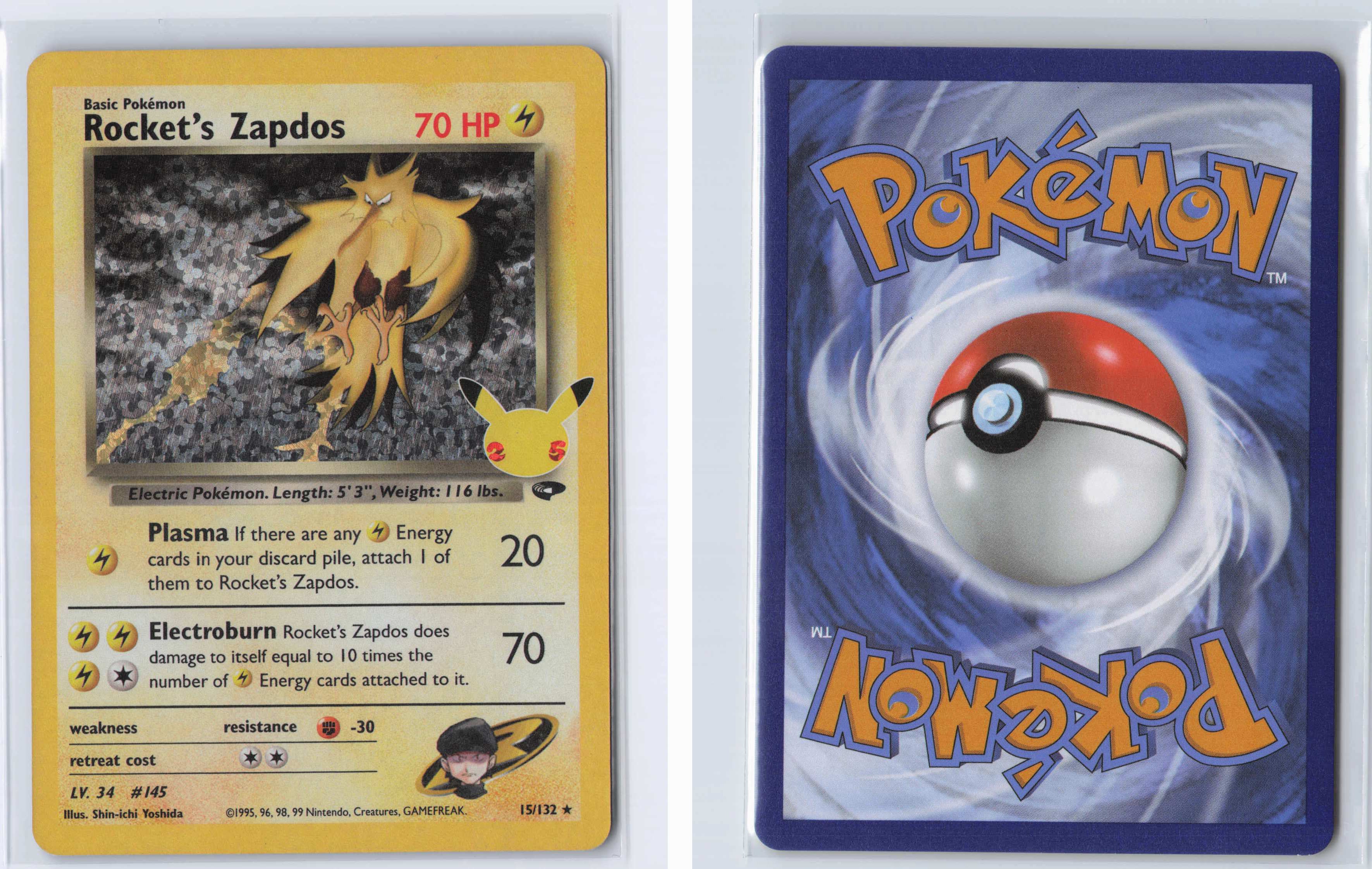 (#15/132) Rocket's Zapdos [Celebrations: Classic Collection]