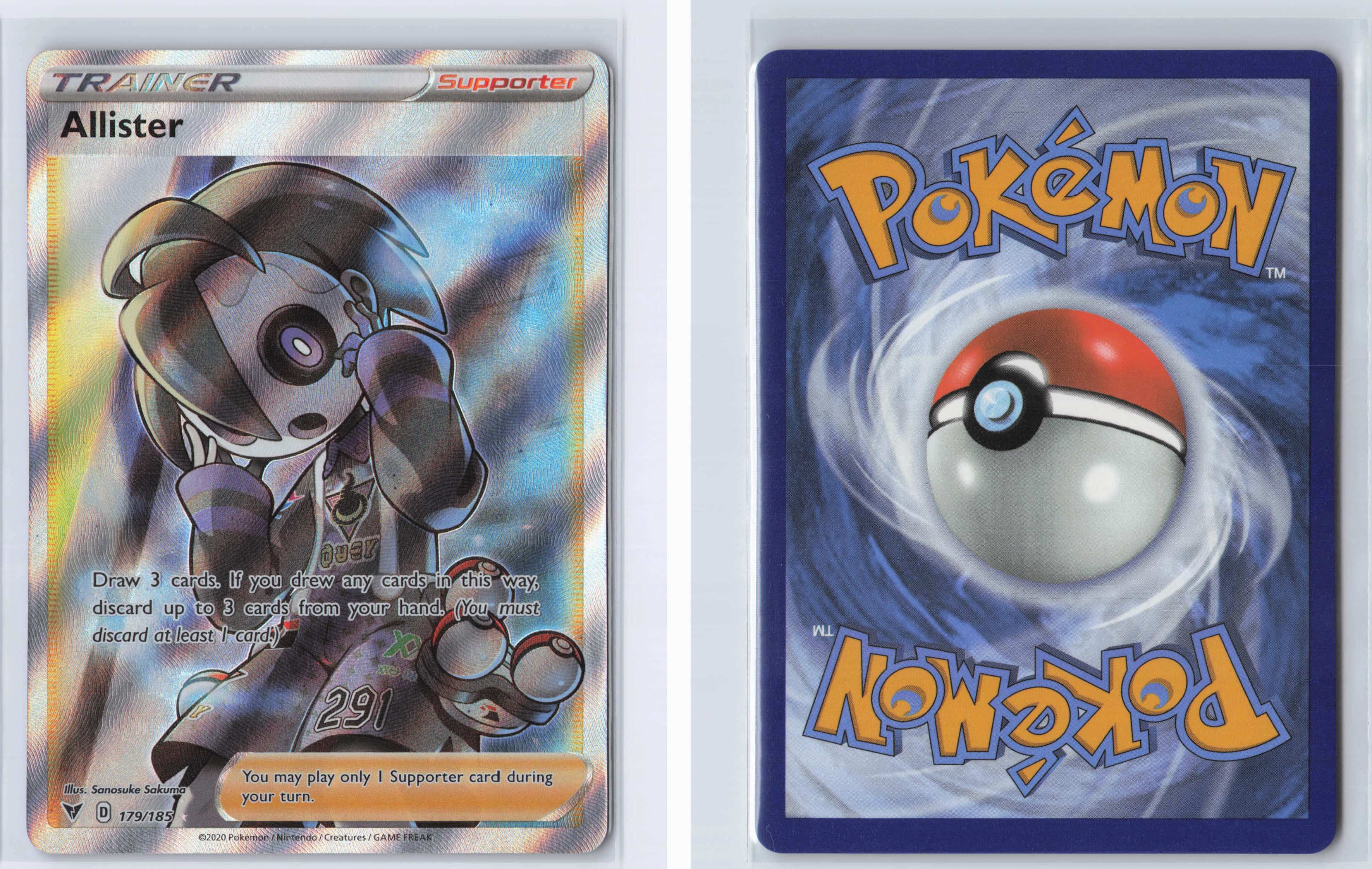 (#179/185) Allister (Full Art) [SWSH04: Vivid Voltage]