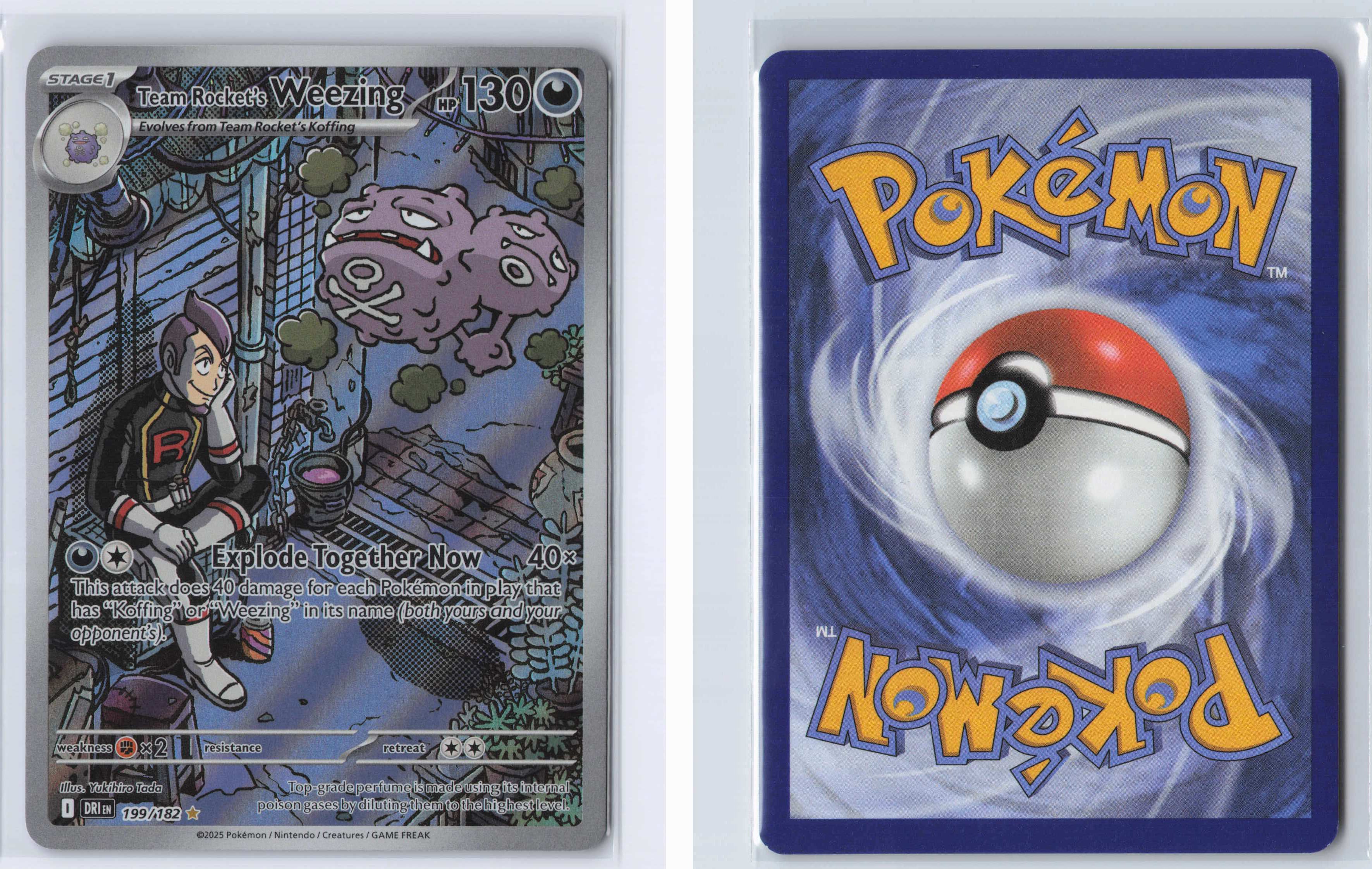 (#199/182) Team Rocket's Weezing [SV10: Destined Rivals]
