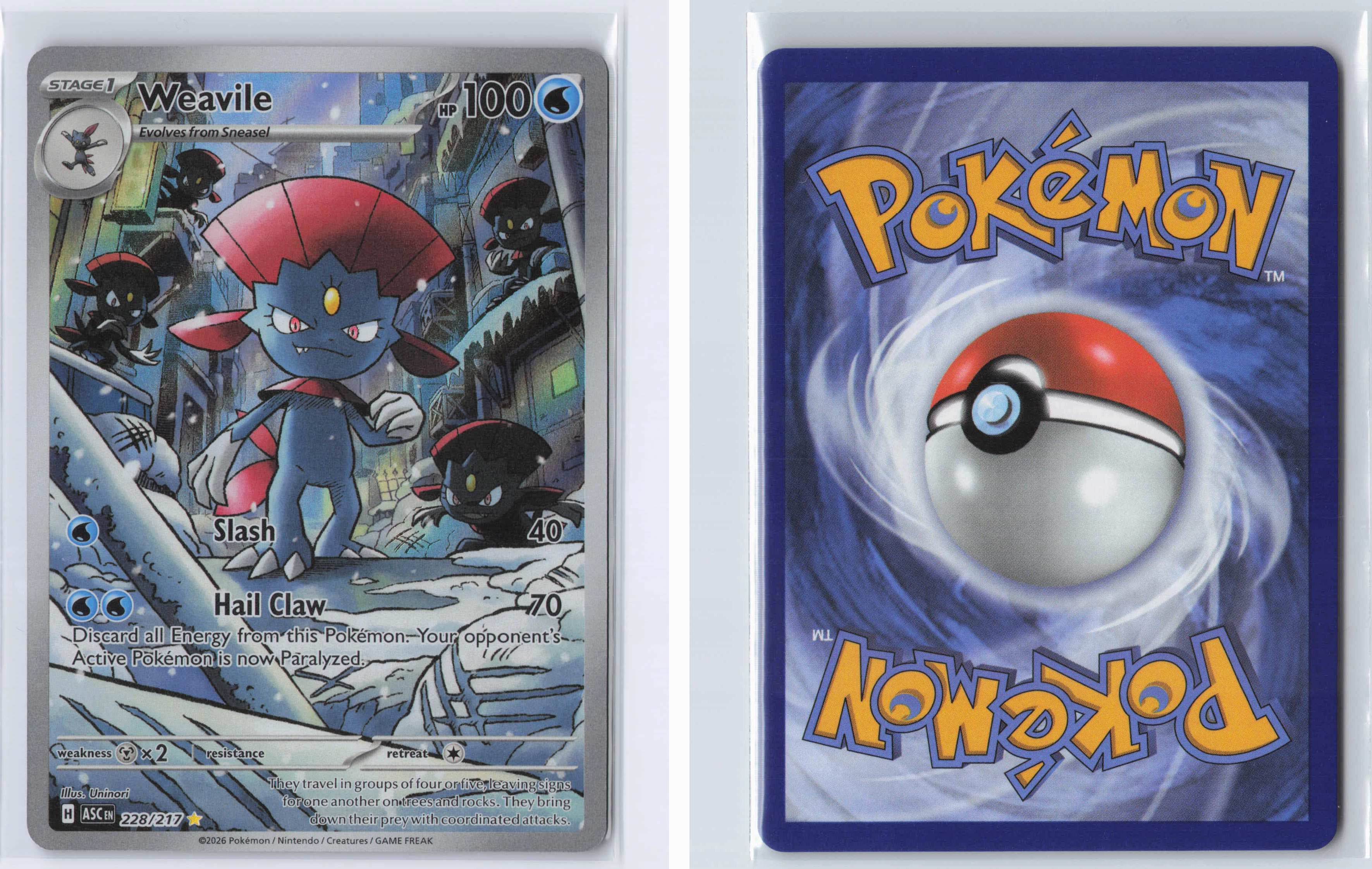 (#228/217) Weavile [ME: Ascended Heroes]