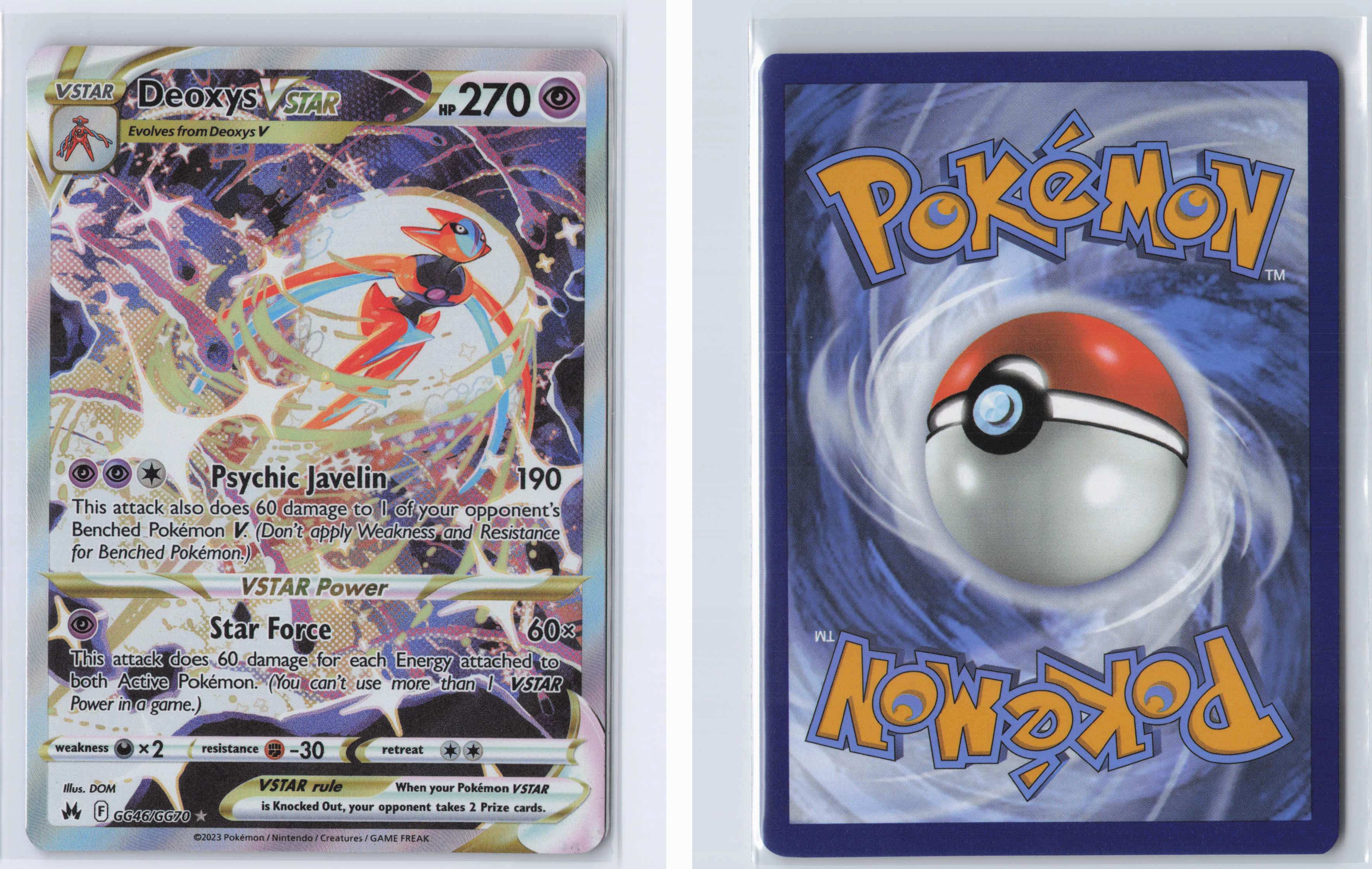 (#GG46/GG70) Deoxys VSTAR [Crown Zenith: Galarian Gallery]