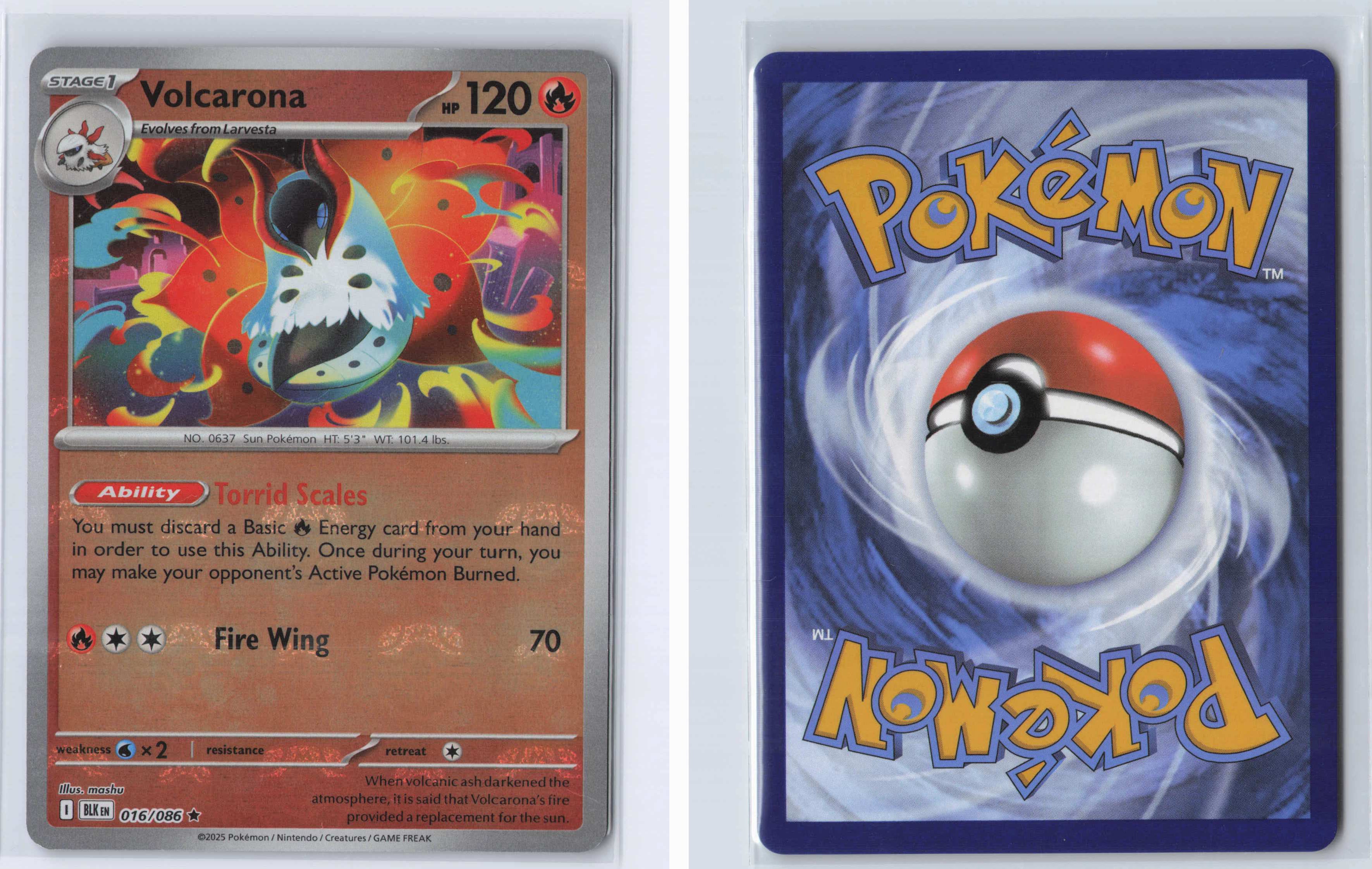 (#016/086) Volcarona (Master Ball Pattern) [SV: Black Bolt]