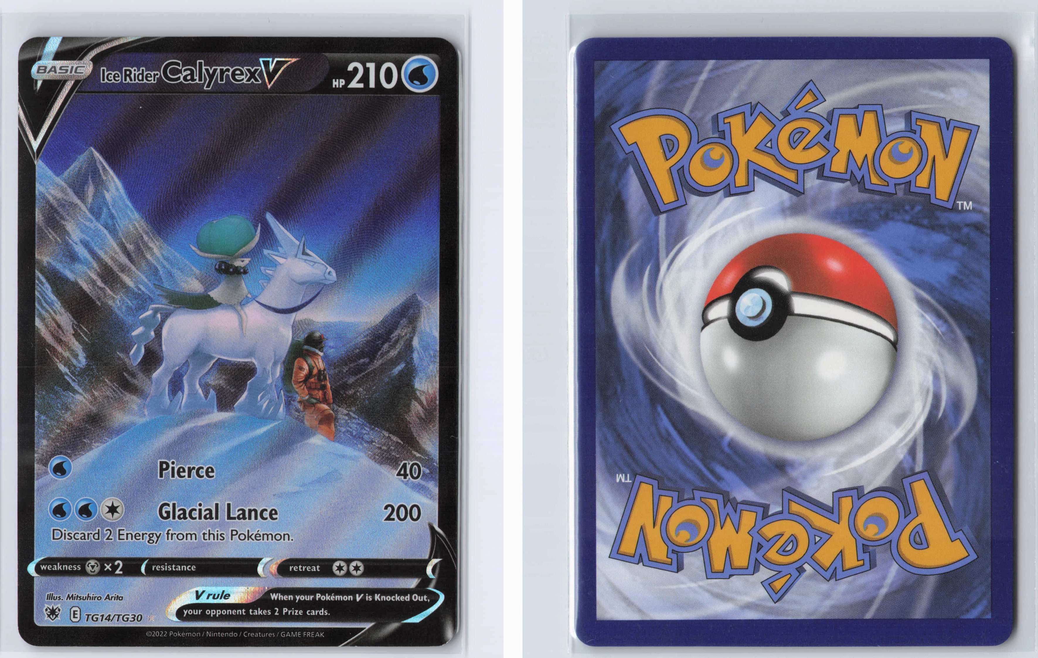 (#TG14/TG30) Ice Rider Calyrex V [SWSH10: Astral Radiance Trainer Gallery]