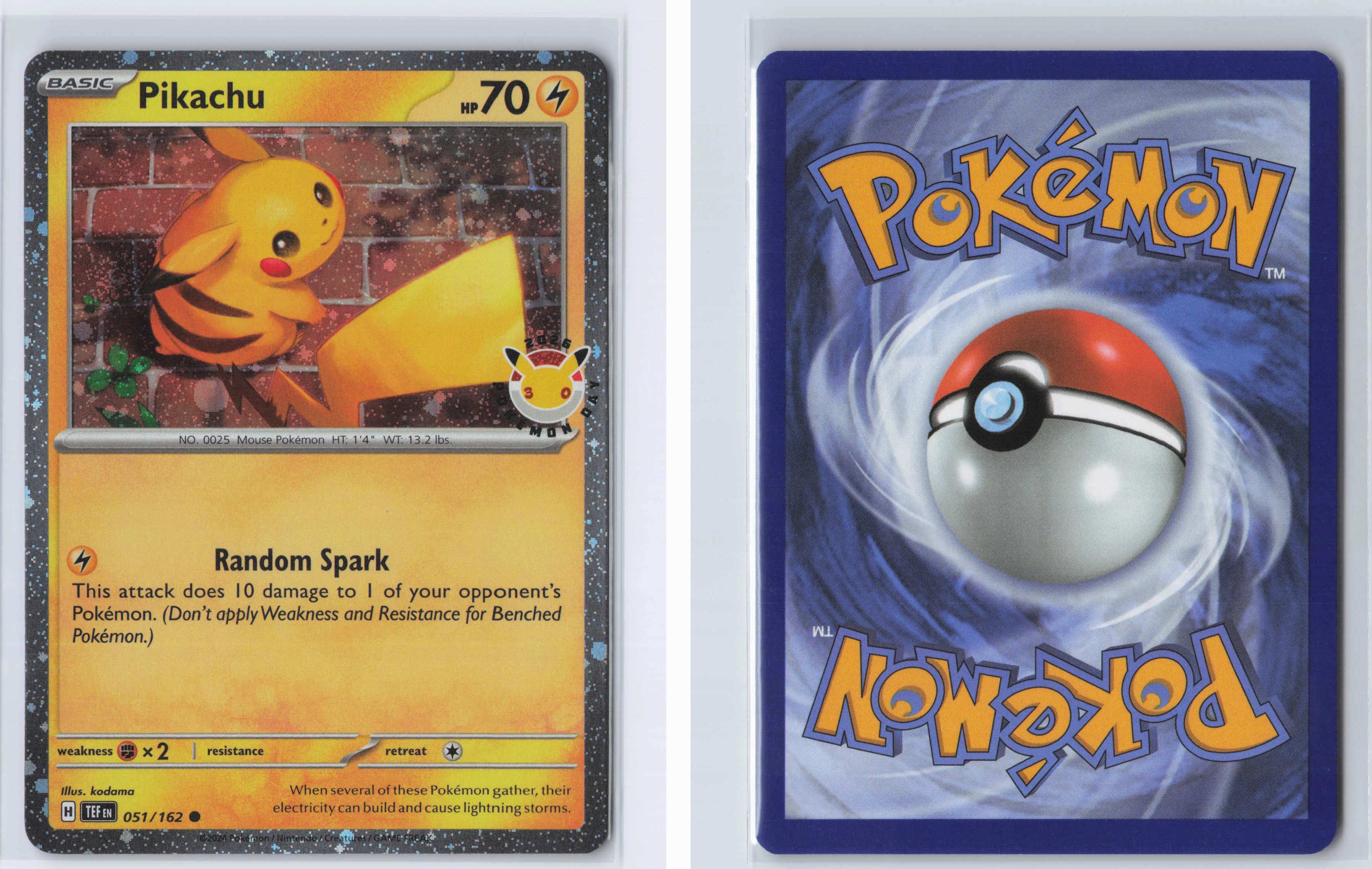 (#051/162) Pikachu (Pokemon Day 2026) [Miscellaneous Cards & Products]