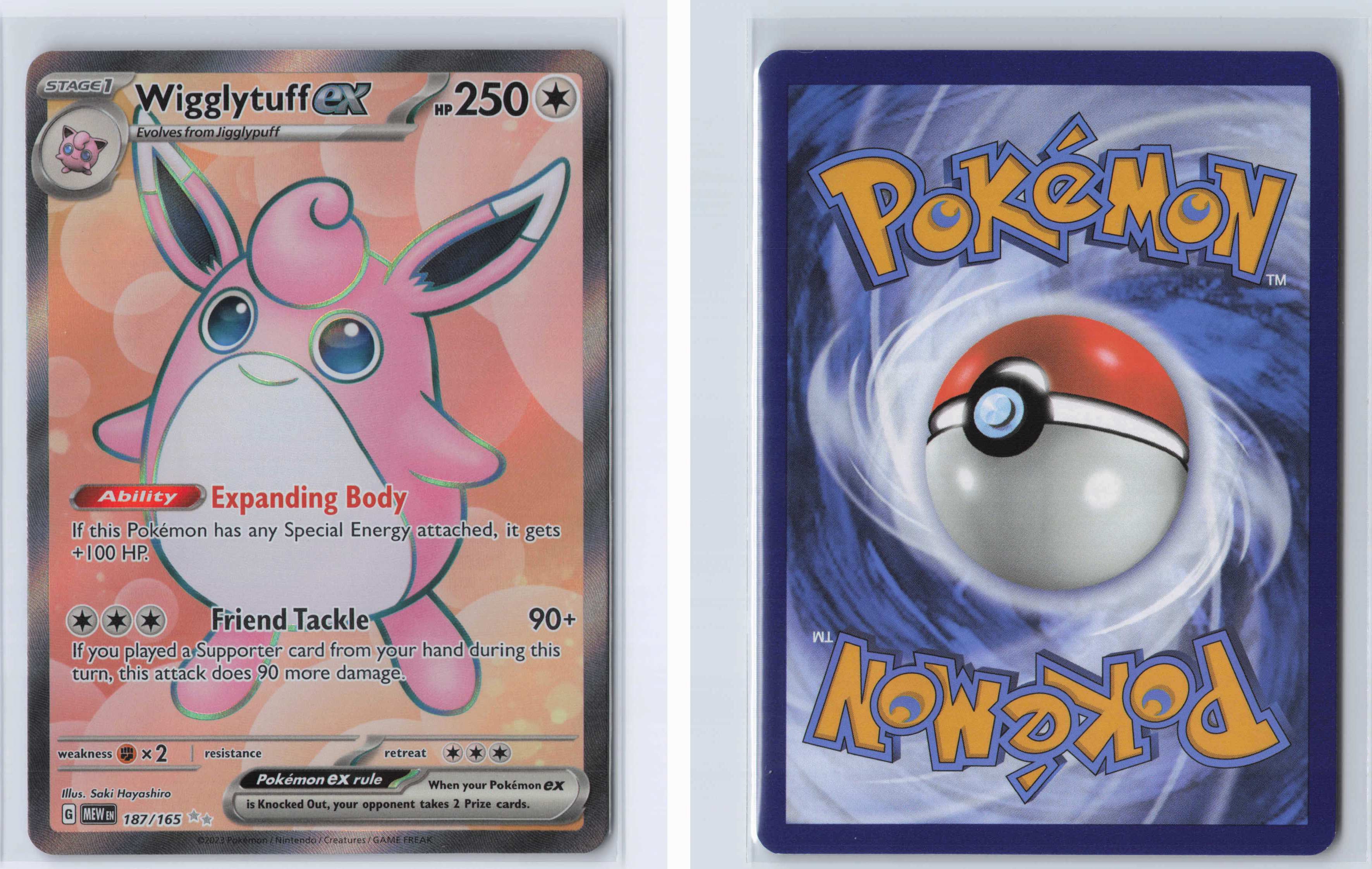 (#187/165) Wigglytuff ex [SV: Scarlet & Violet 151]