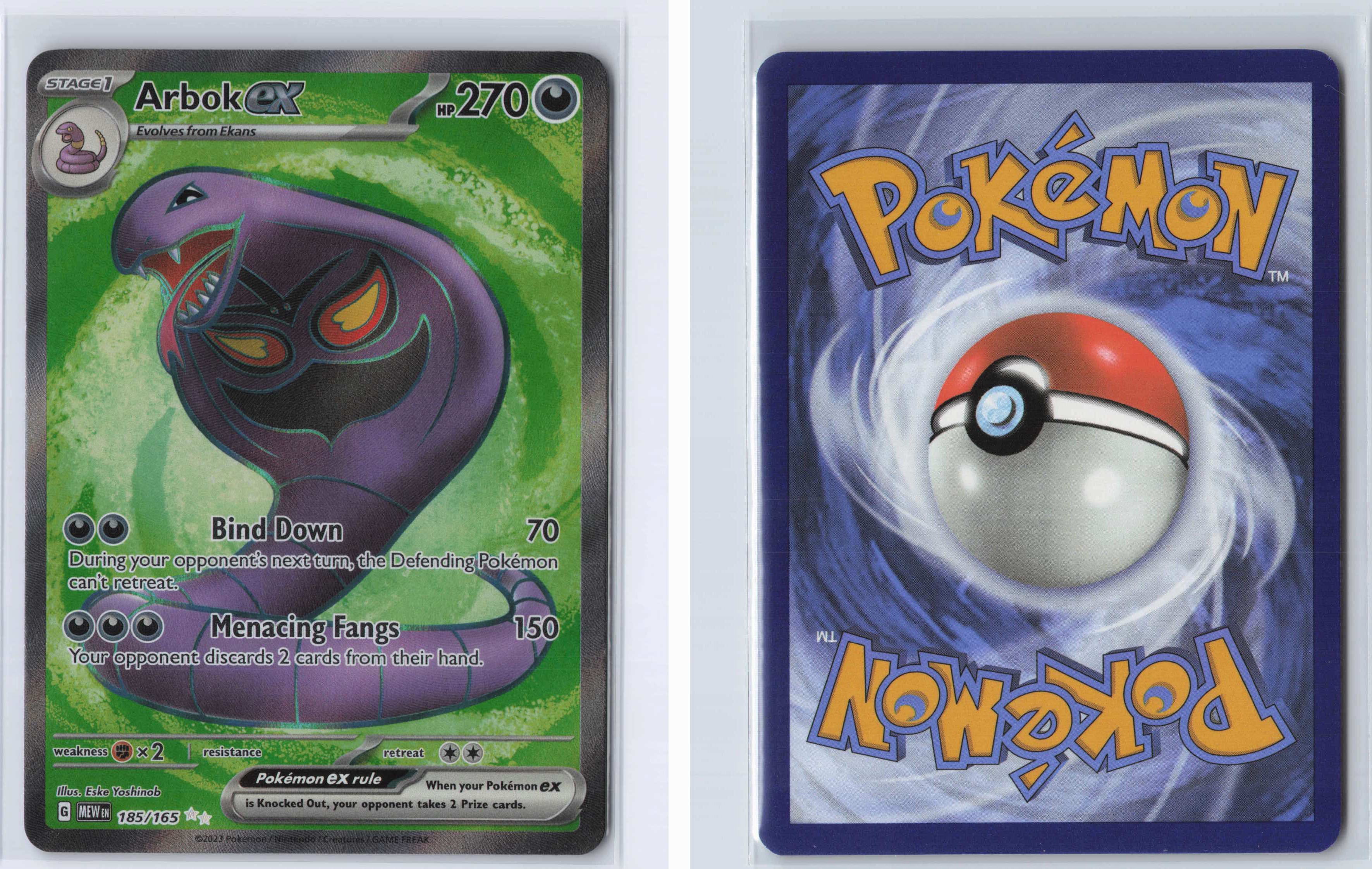 (#185/165) Arbok ex [SV: Scarlet & Violet 151]