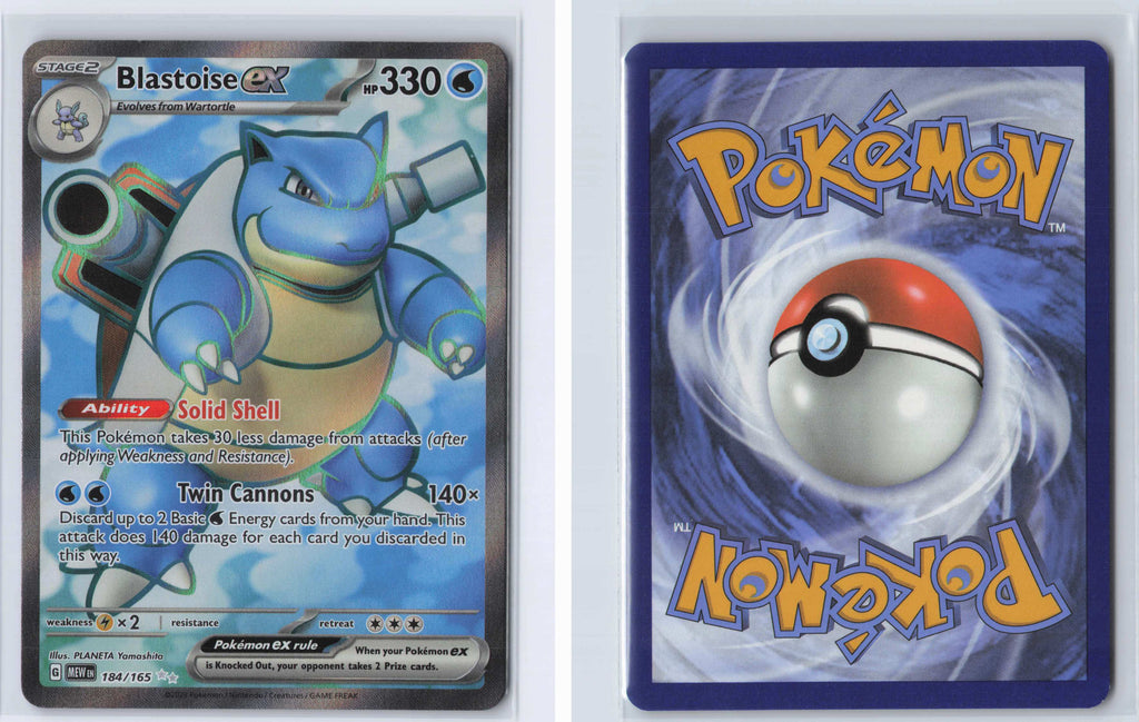 (#184/165) Blastoise ex [SV: Scarlet & Violet 151]