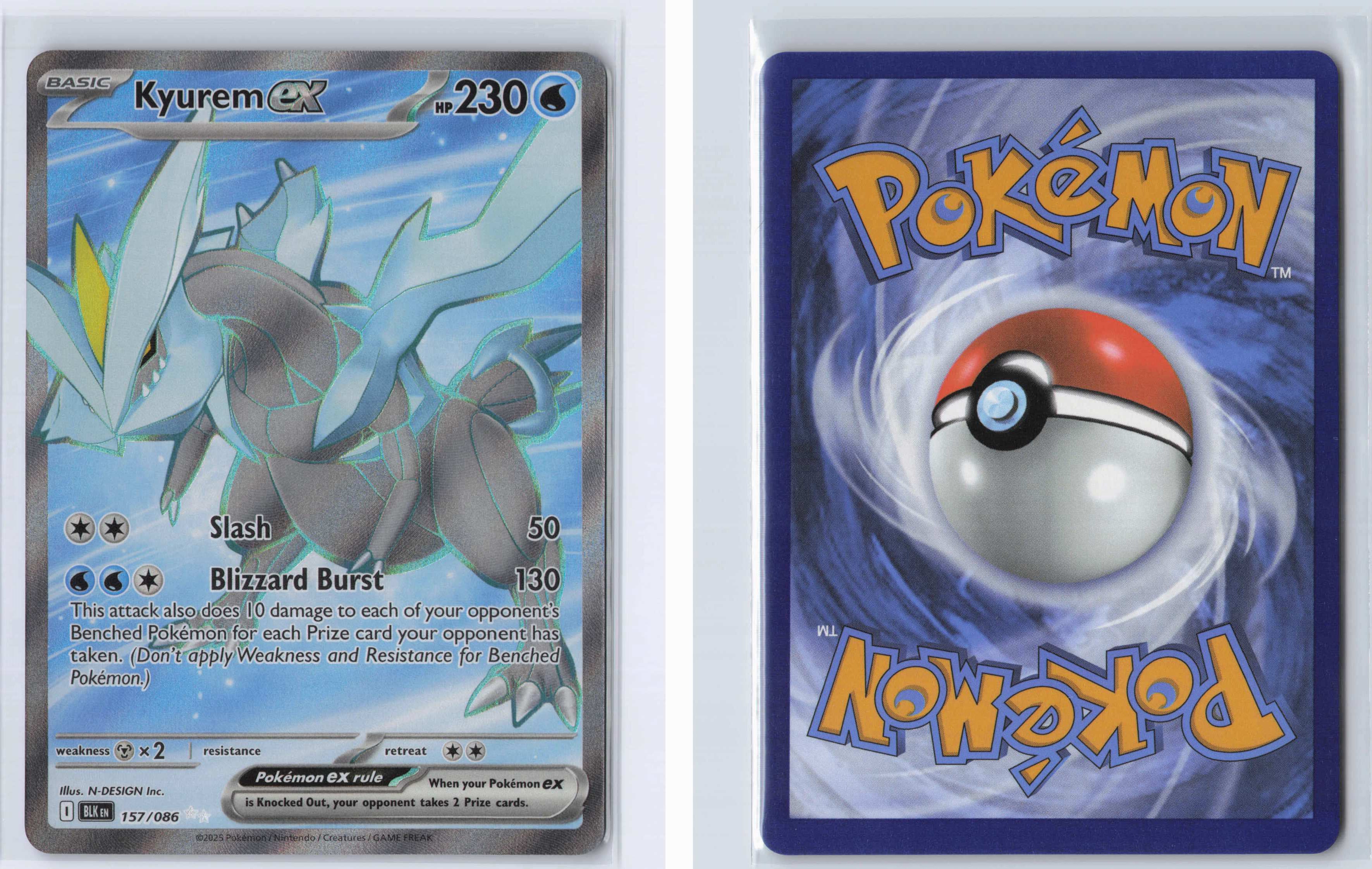 (#157/086) Kyurem ex [SV: Black Bolt]