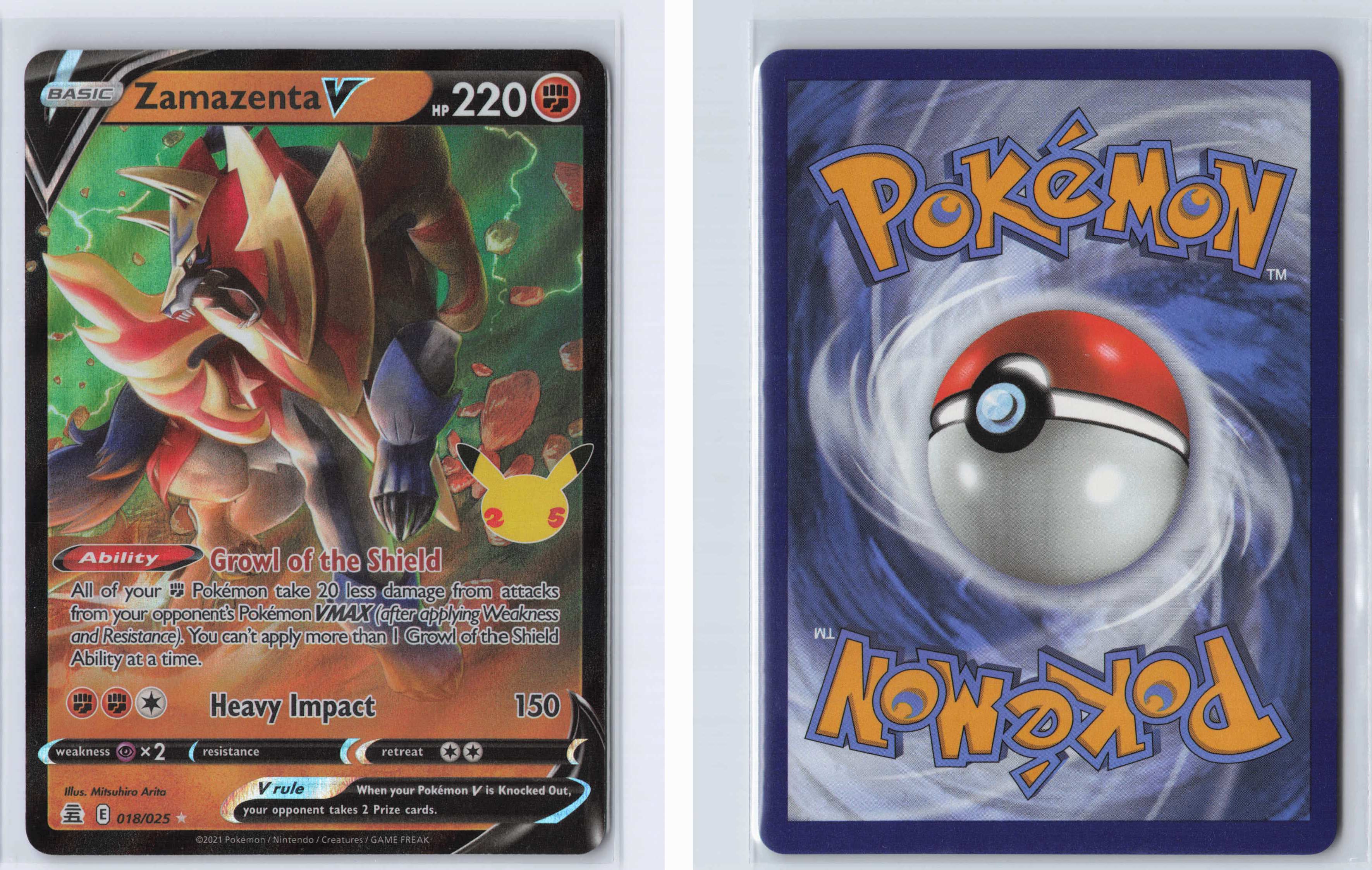 (#018/025) Zamazenta V [Celebrations]