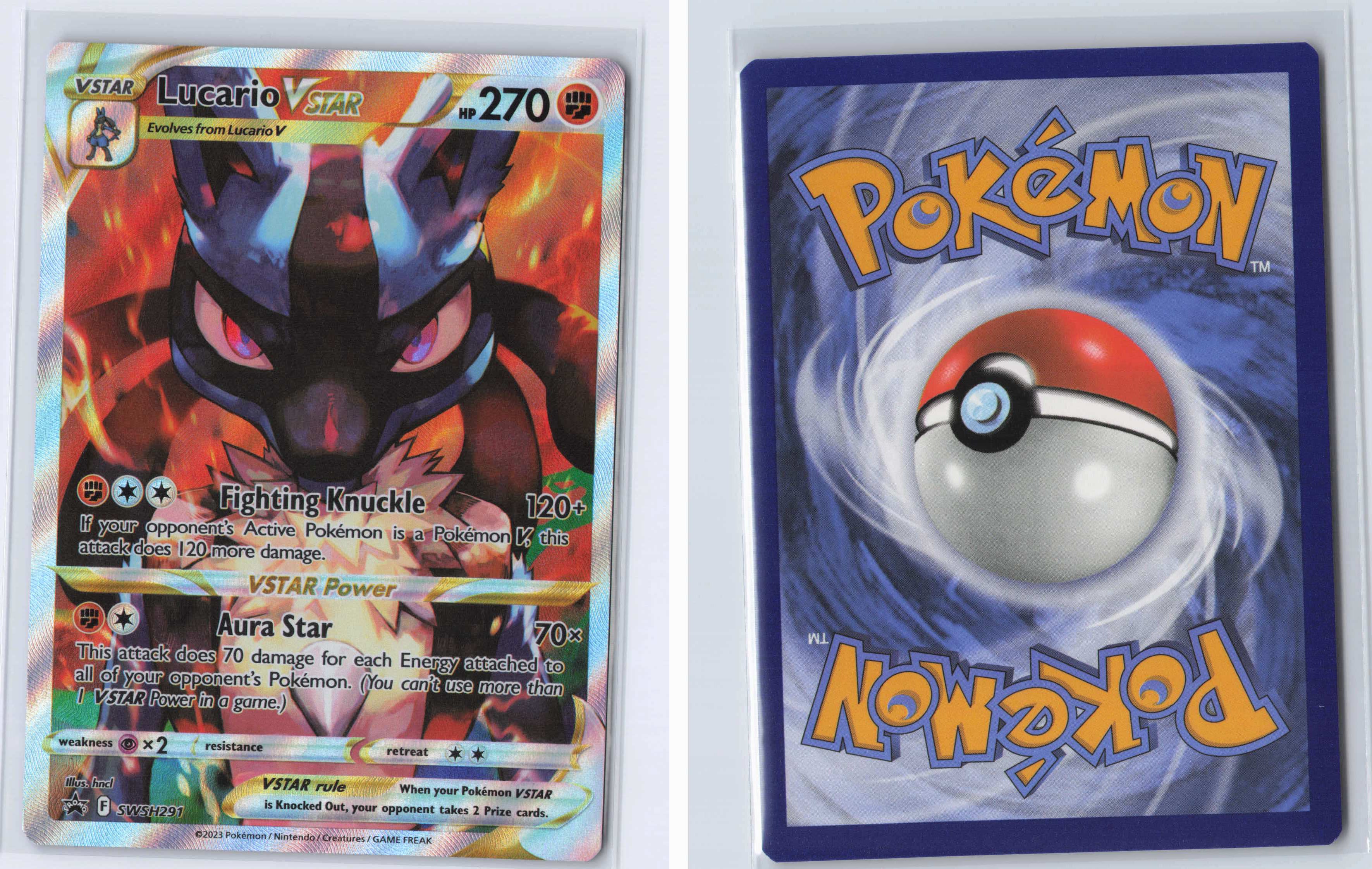 (#SWSH291) Lucario VSTAR [SWSH: Sword & Shield Promo Cards]