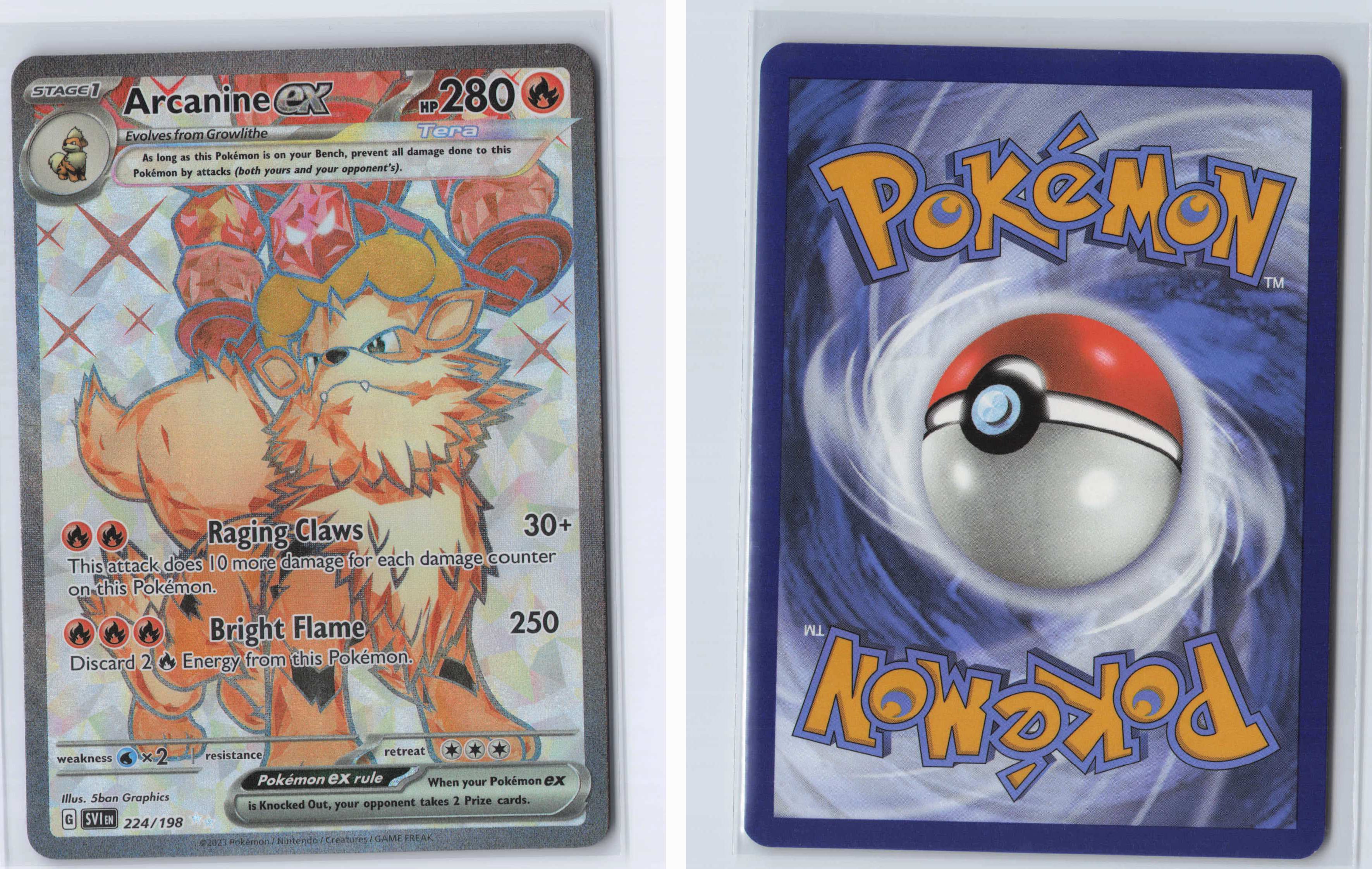 (#224/198) Arcanine ex [SV01: Scarlet & Violet Base Set]
