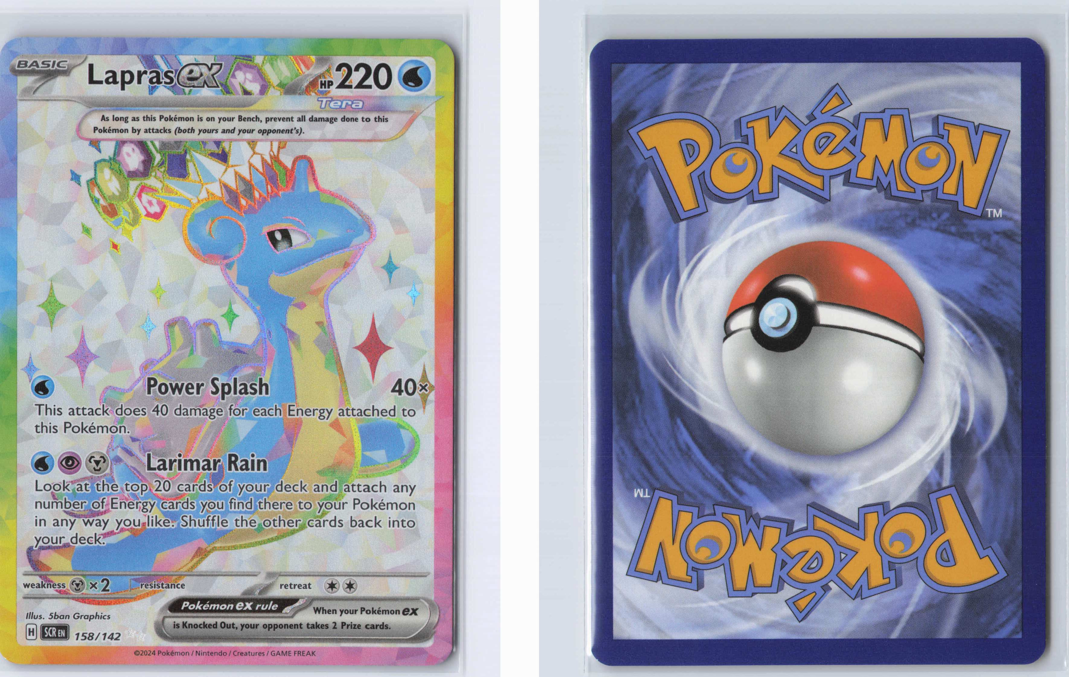 (#158/142) Lapras ex [SV07: Stellar Crown]