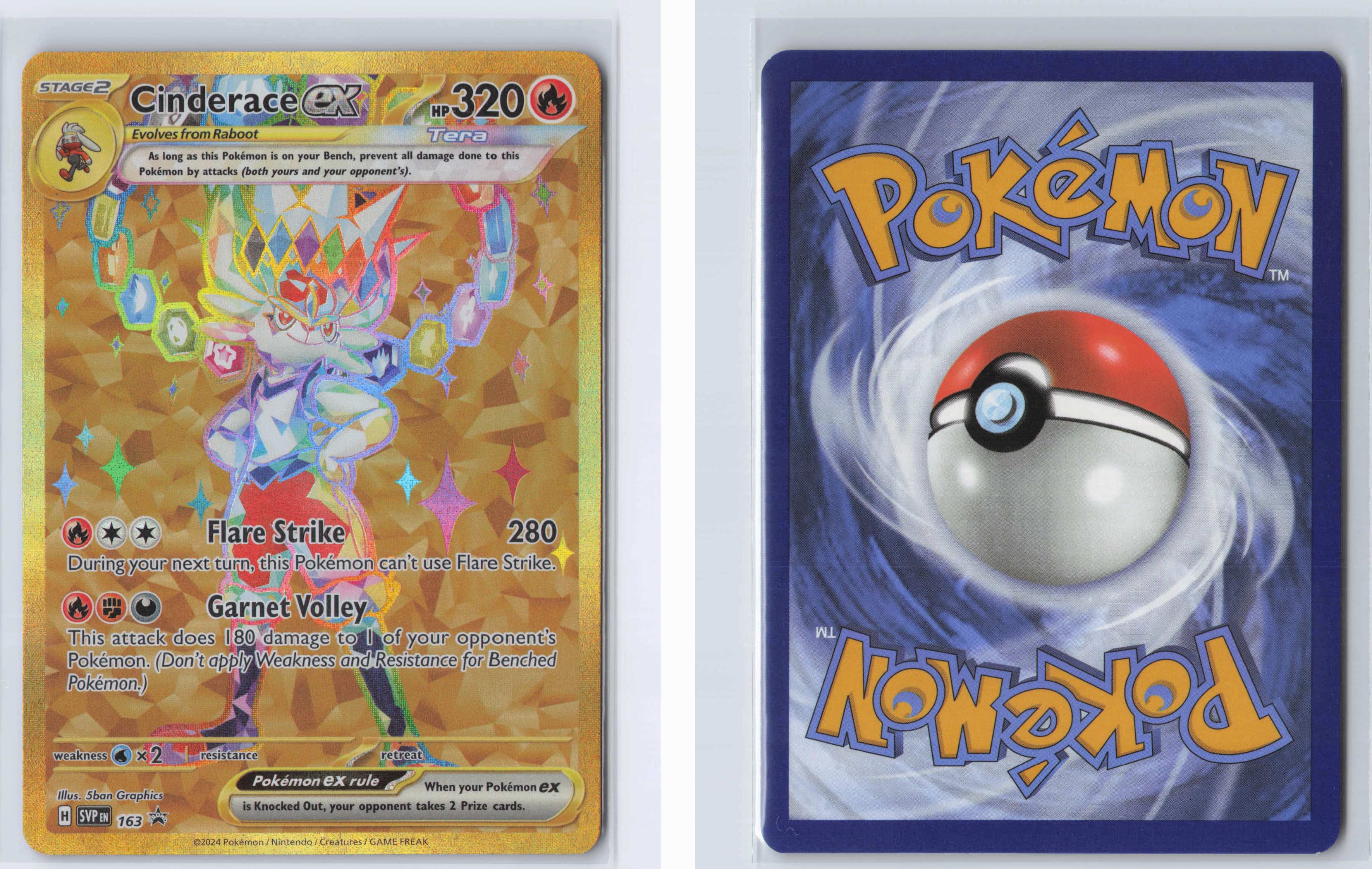 (#163) Cinderace ex - [SV: Scarlet & Violet Promo Cards]