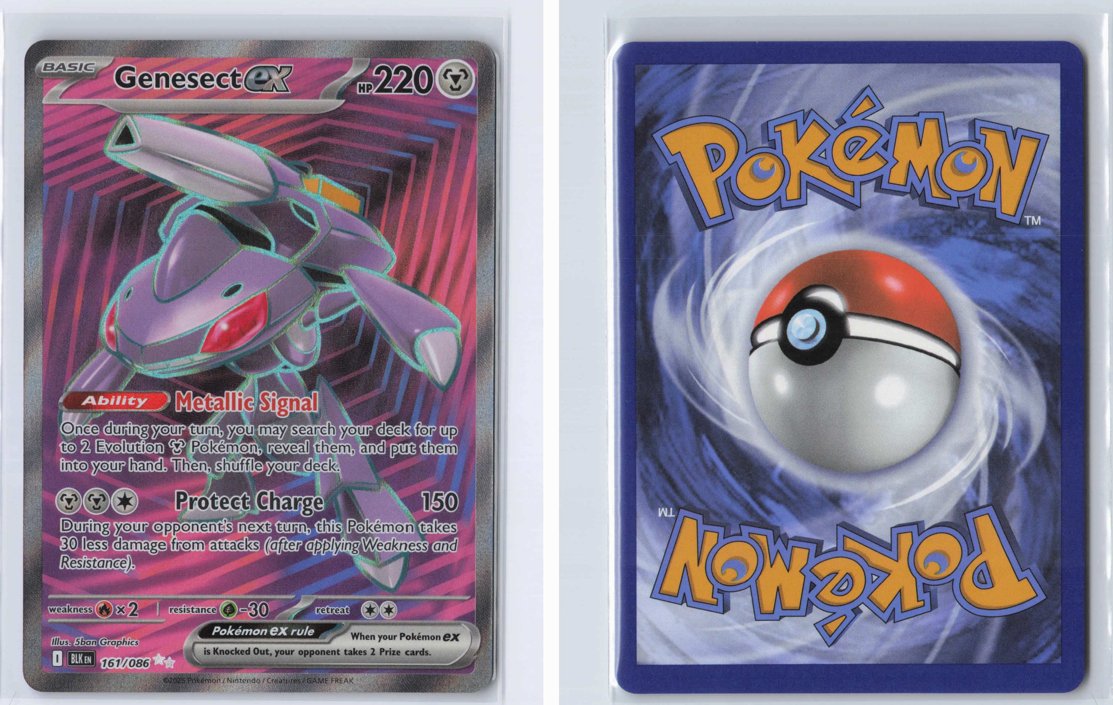 (#161/086) Genesect ex [SV: Black Bolt]