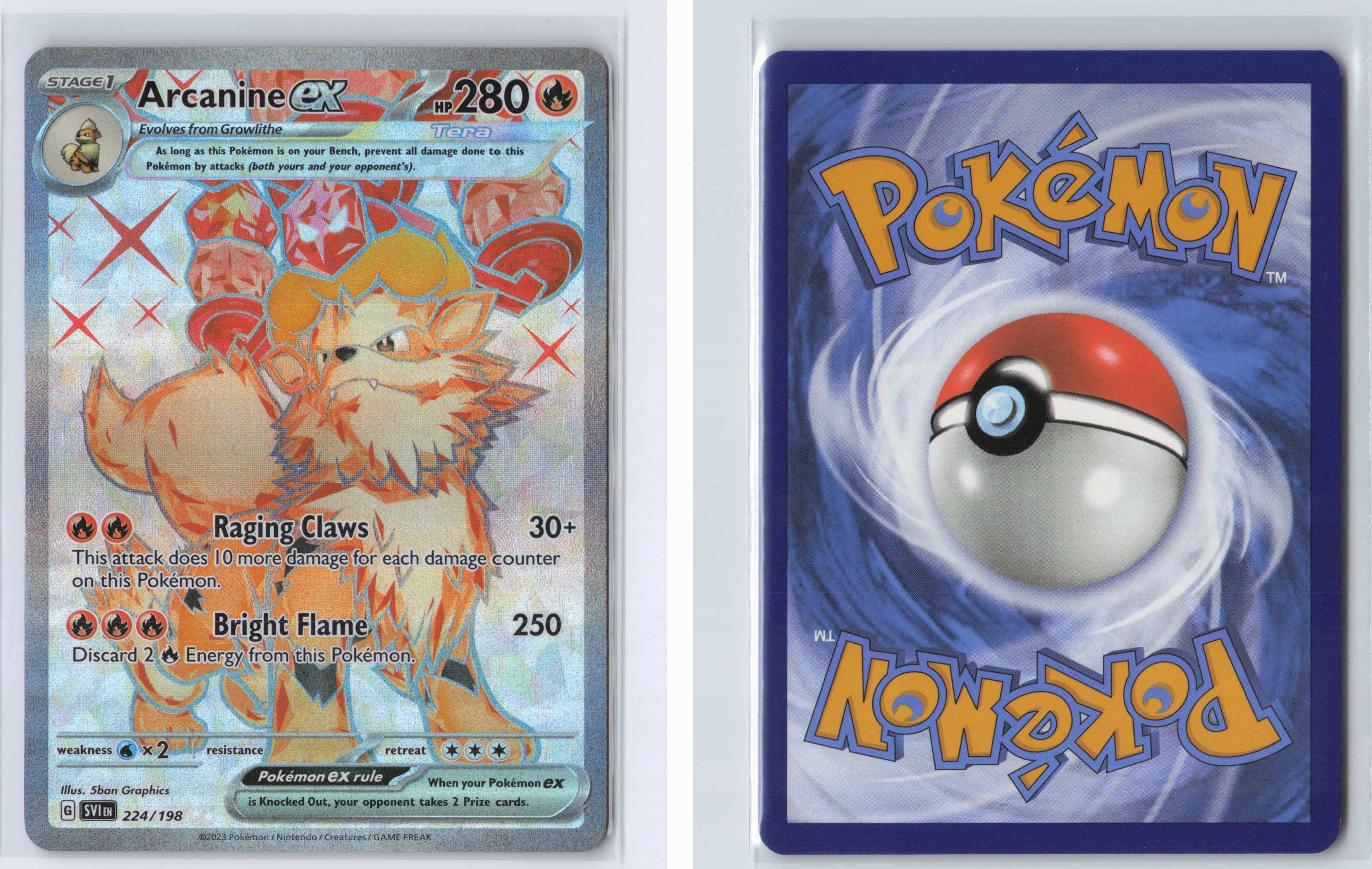 (#224/198) Arcanine ex [SV01: Scarlet & Violet Base Set]