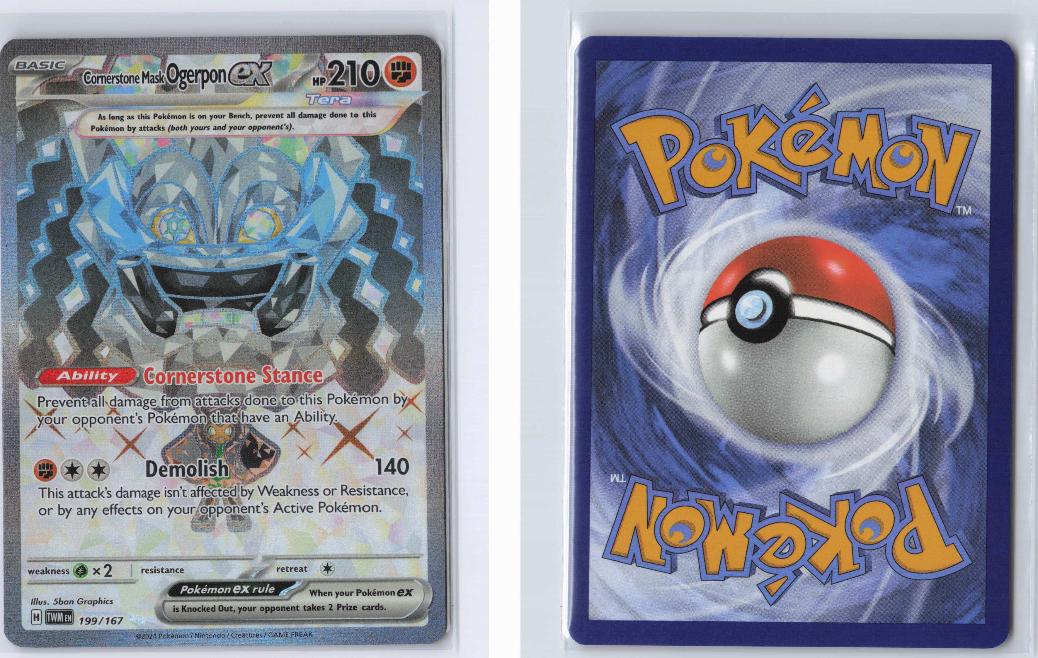 (#199/167) Cornerstone Mask Ogerpon ex [SV06: Twilight Masquerade]