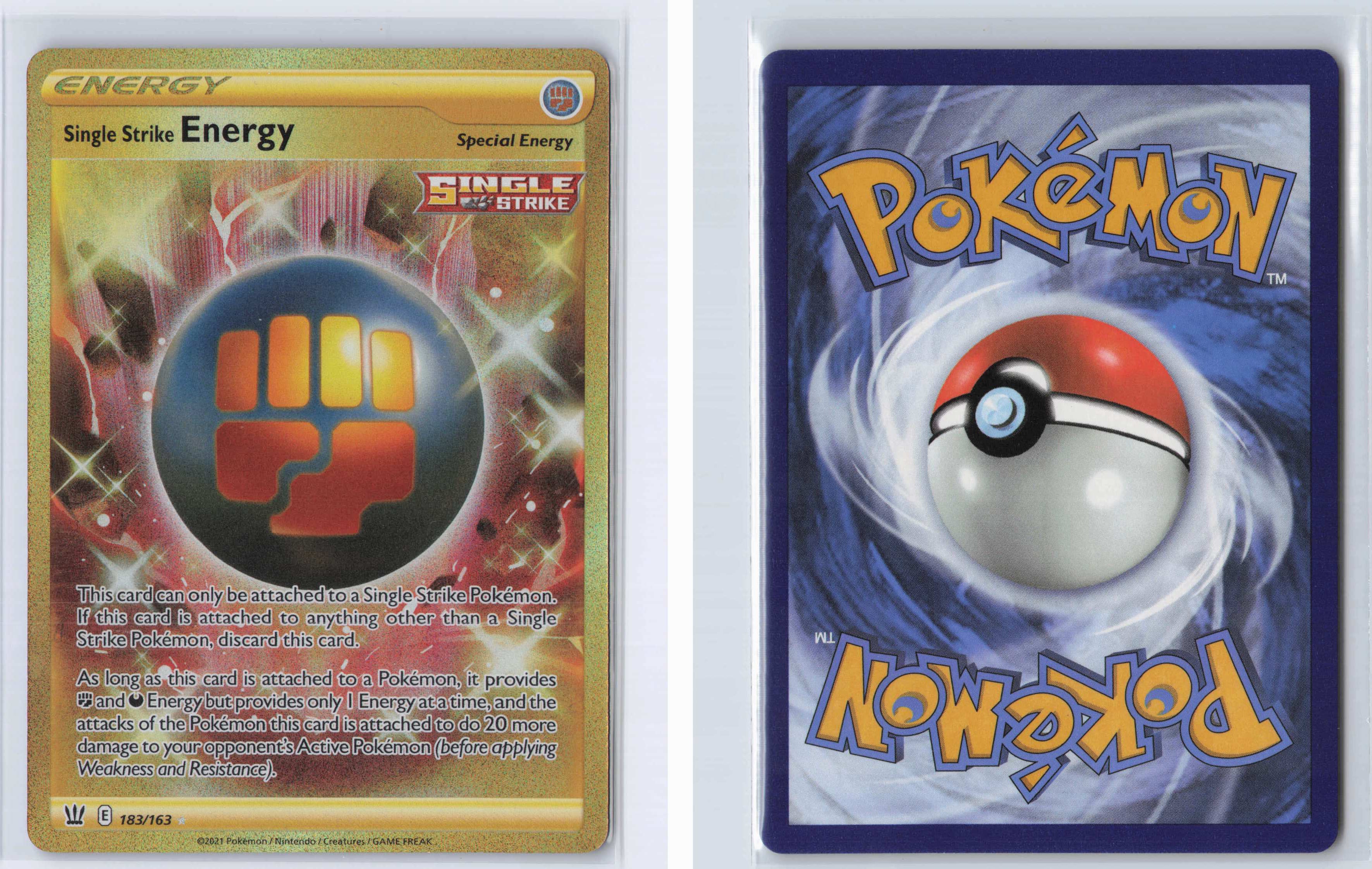 (#183/163) Single Strike Energy (Secret) [SWSH05: Battle Styles]