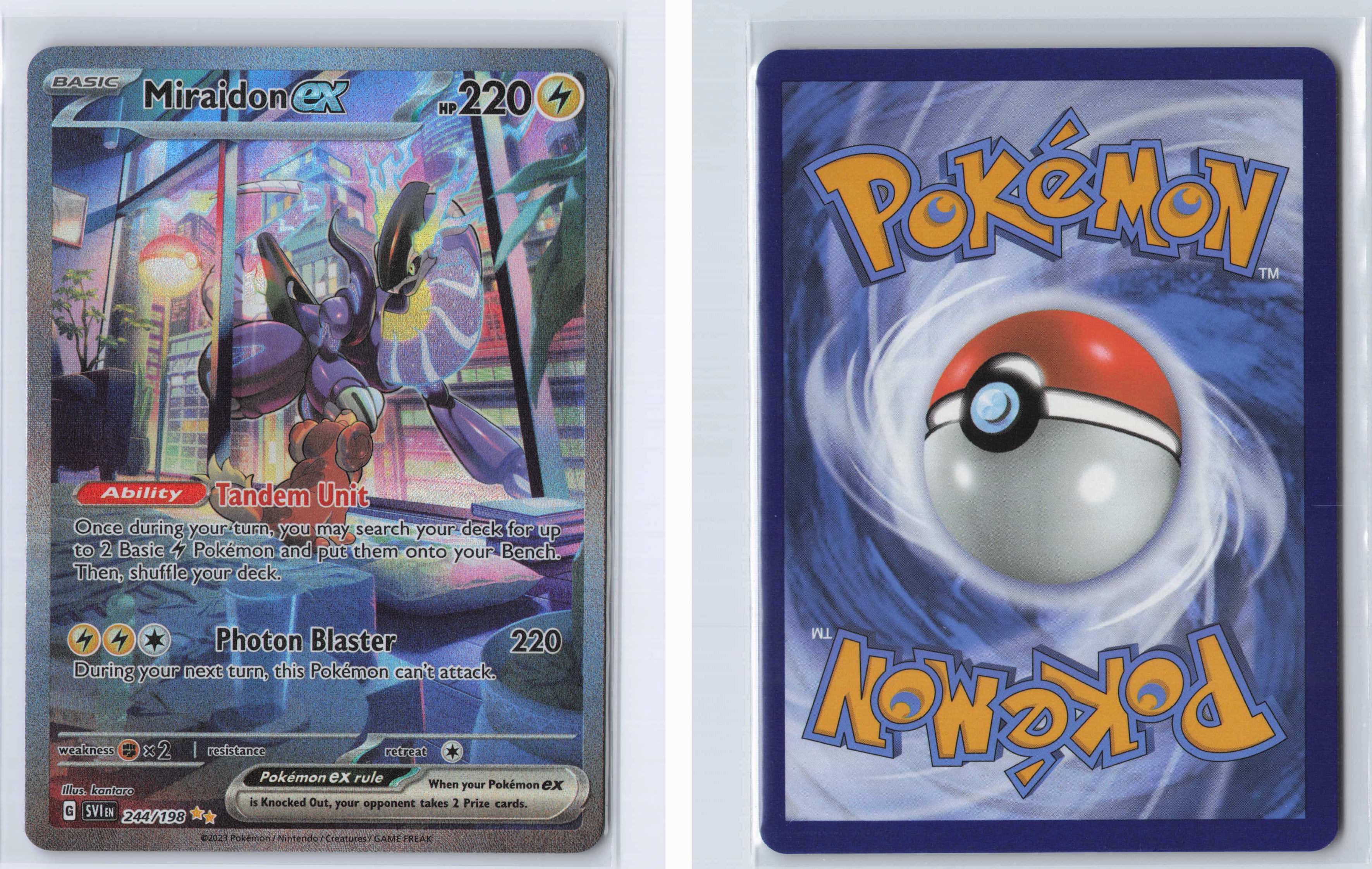 (#244/198) Miraidon ex [SV01: Scarlet & Violet Base Set]