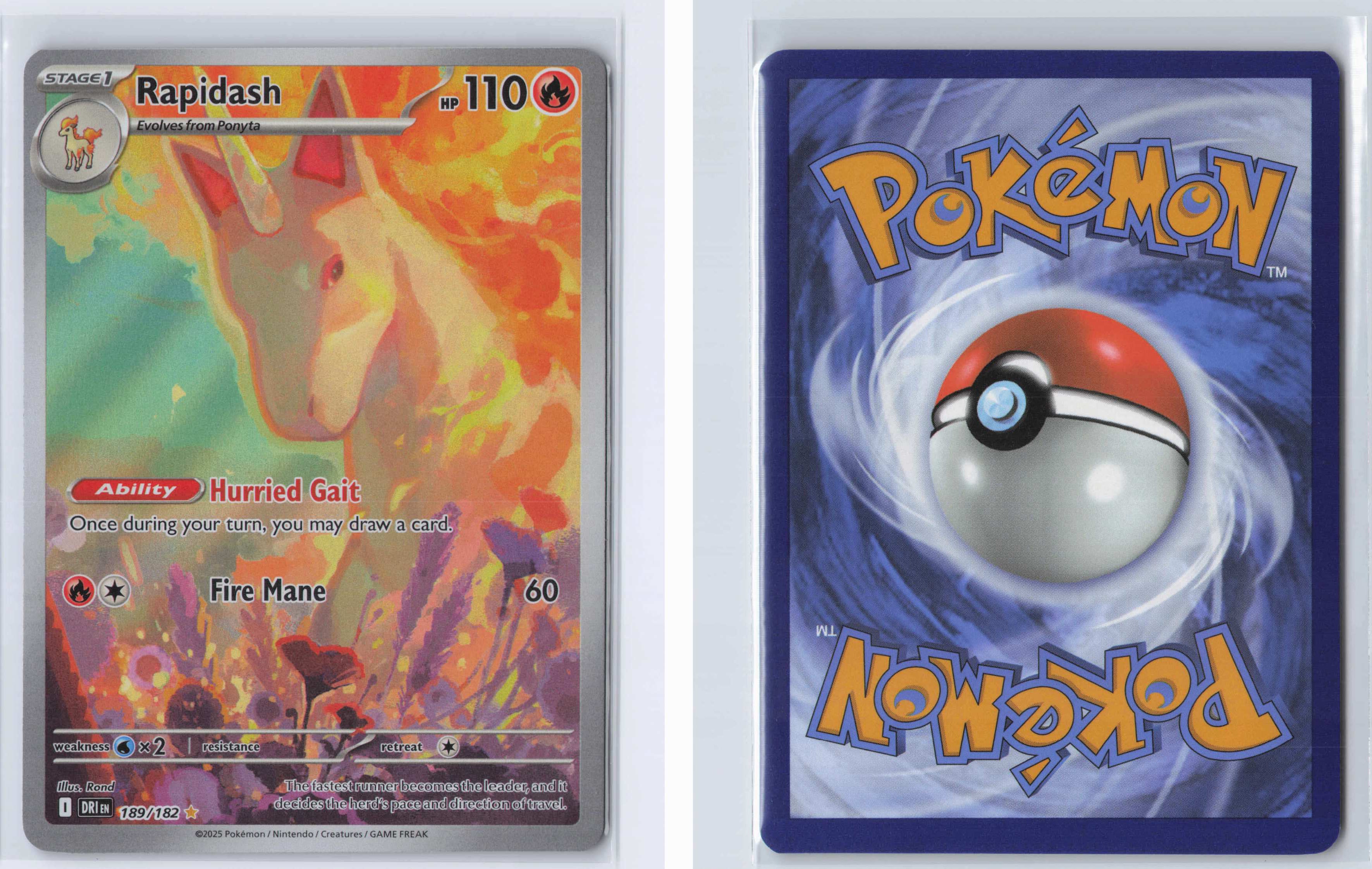 (#189/182) Rapidash [SV10: Destined Rivals]