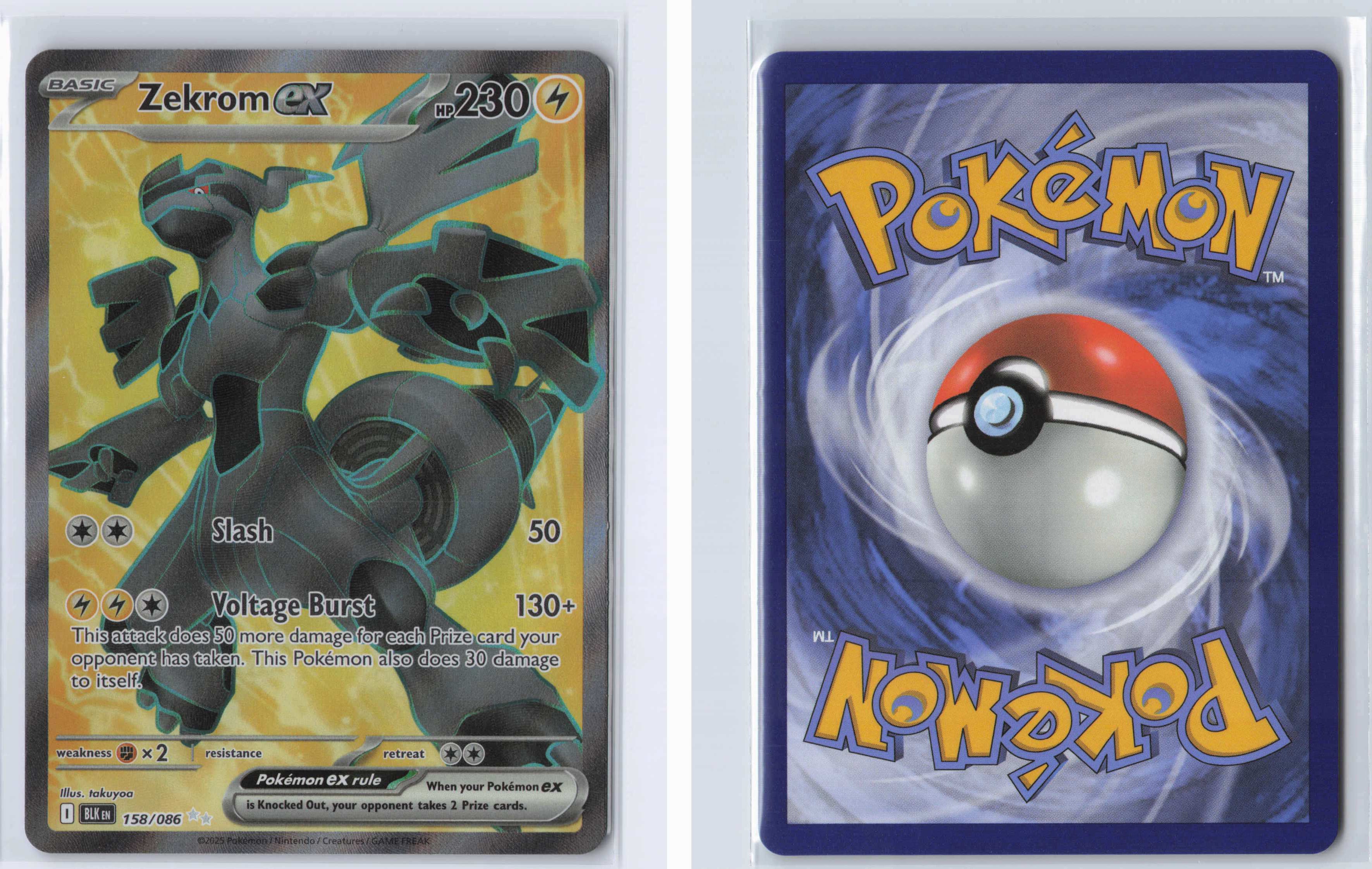 (#158/086) Zekrom ex [SV: Black Bolt]