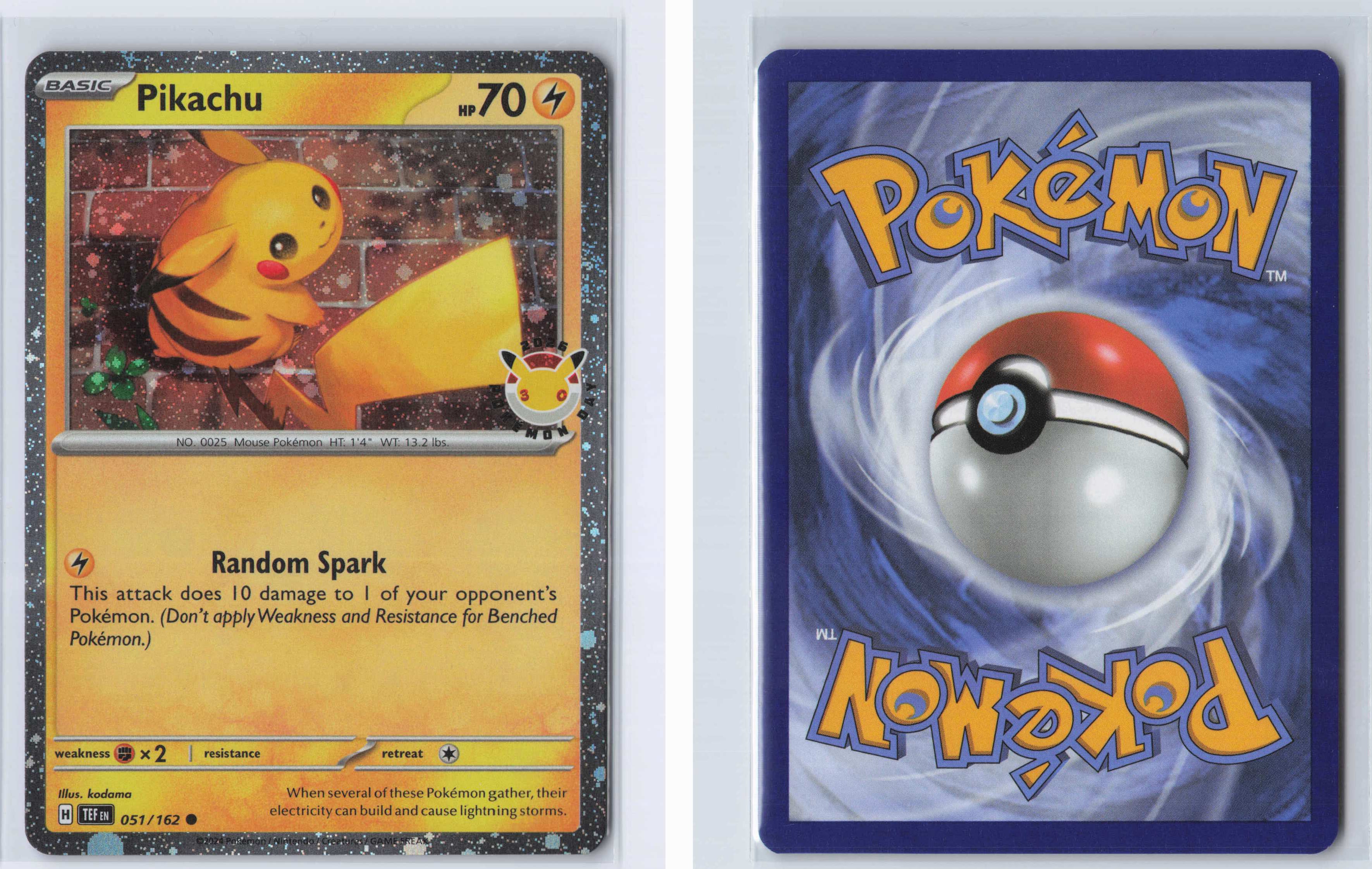 (#051/162) Pikachu (Pokemon Day 2026) [Miscellaneous Cards & Products]