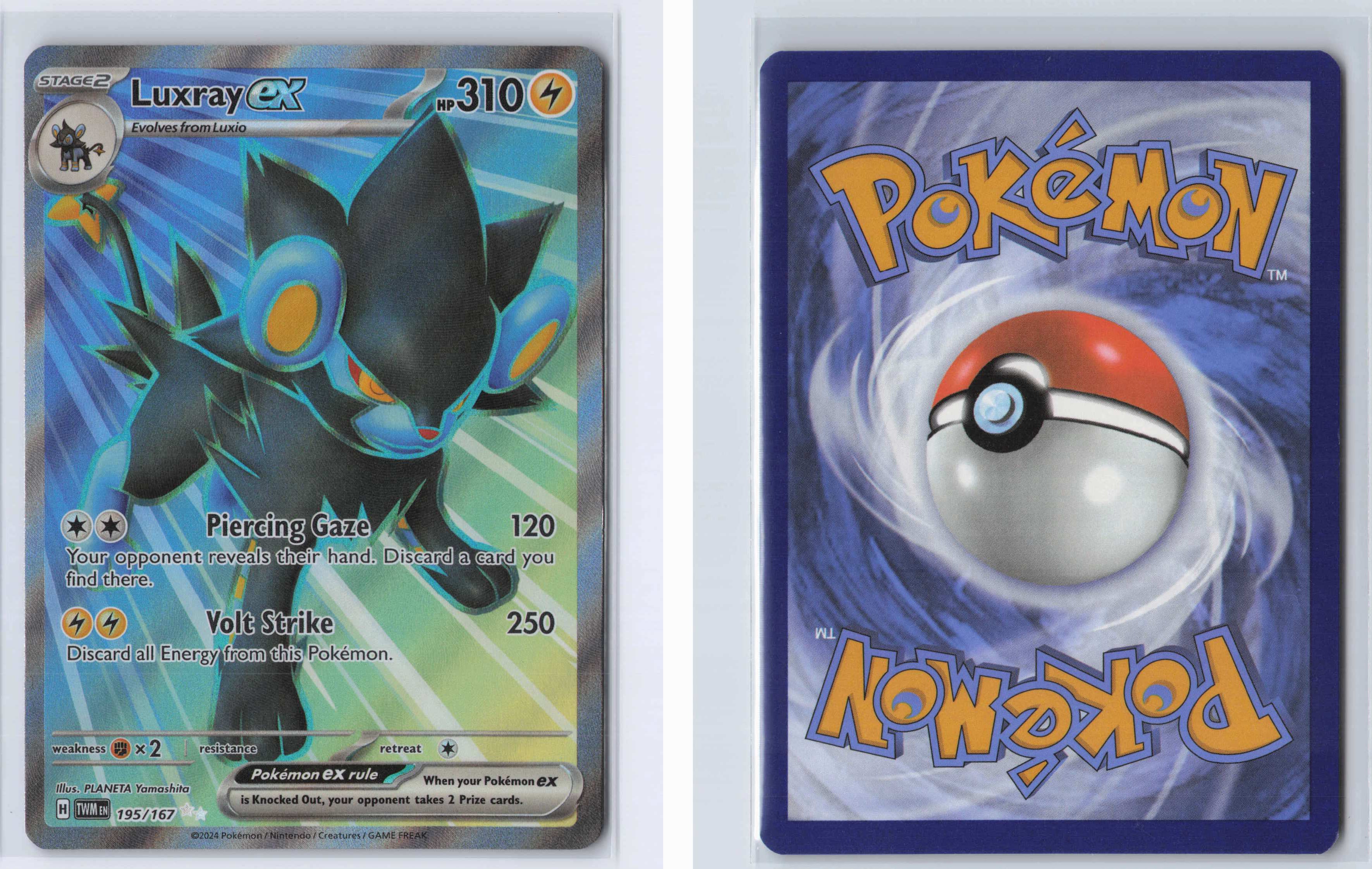 (#195/167) Luxray ex [SV06: Twilight Masquerade]