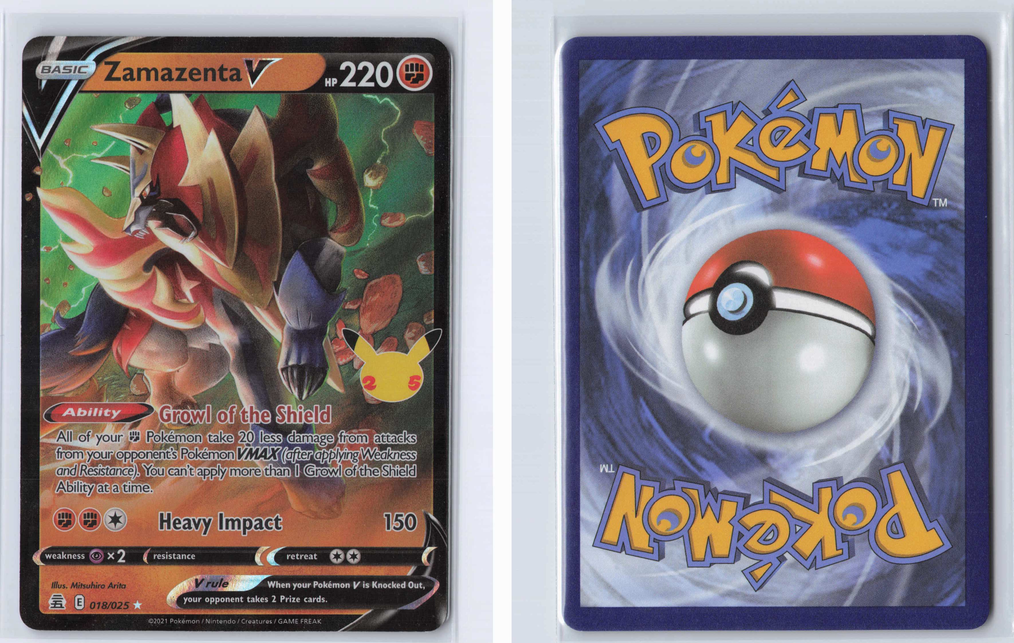 (#018/025) Zamazenta V [Celebrations]