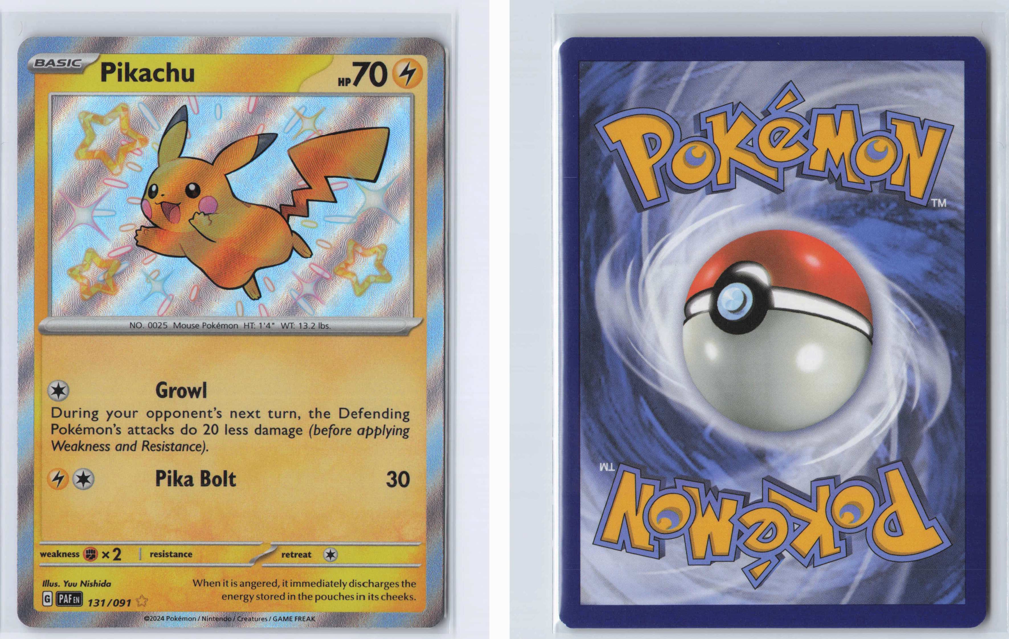 (#131/091) Pikachu [SV: Paldean Fates]