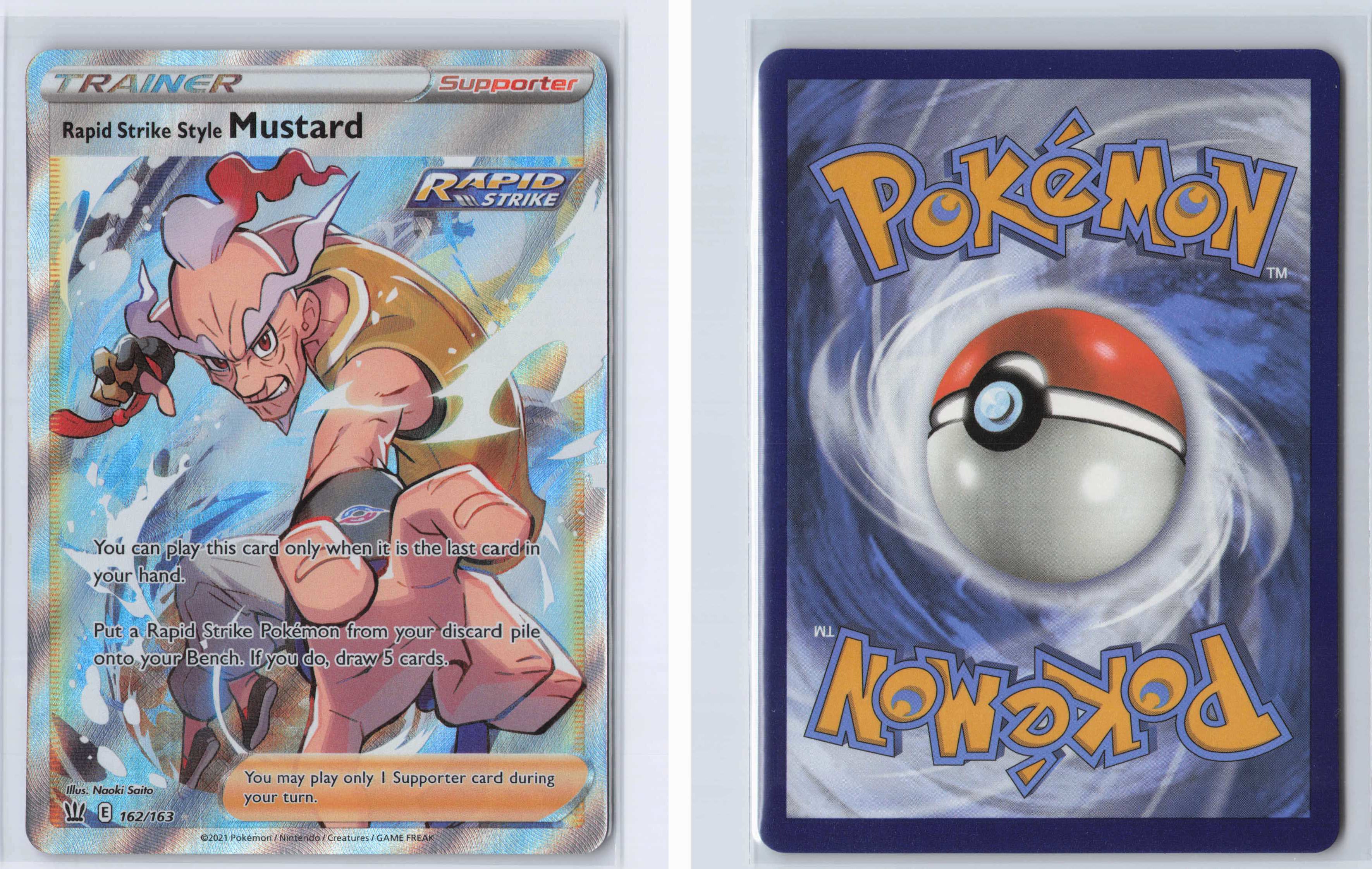 (#162/163) Rapid Strike Style Mustard (Full Art) [SWSH05: Battle Styles]