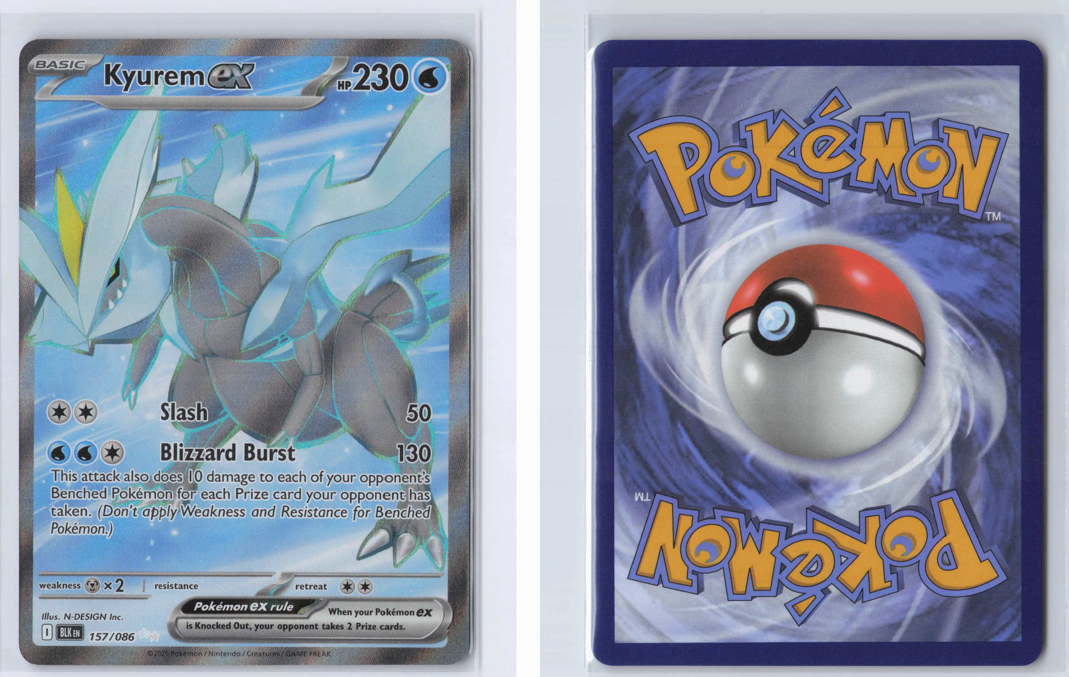 (#157/086) Kyurem ex [SV: Black Bolt]
