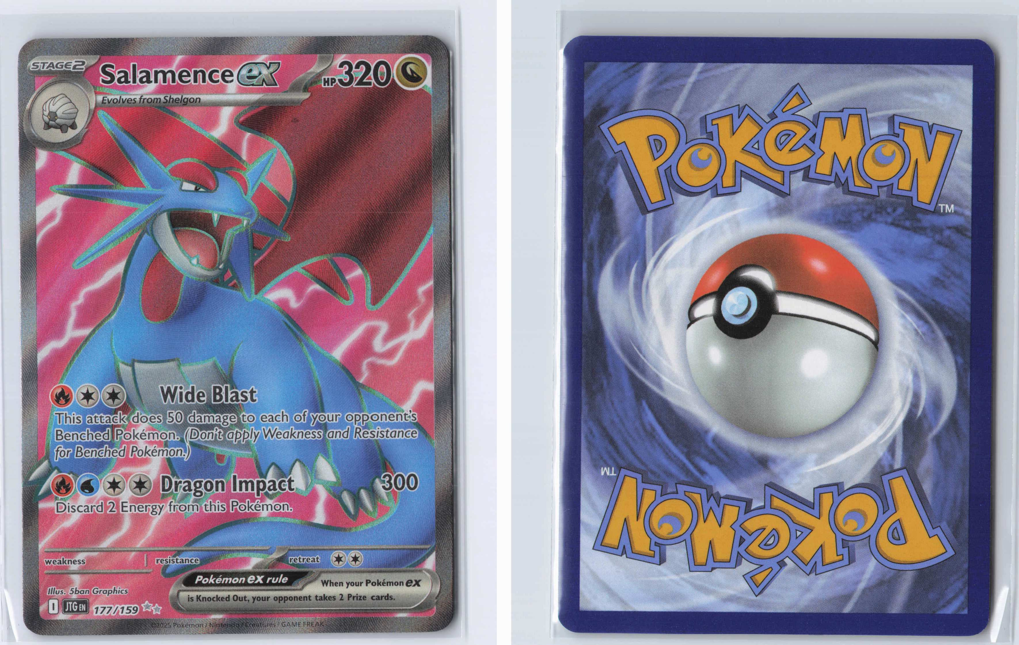 (#177/159) Salamence ex [SV09: Journey Together]