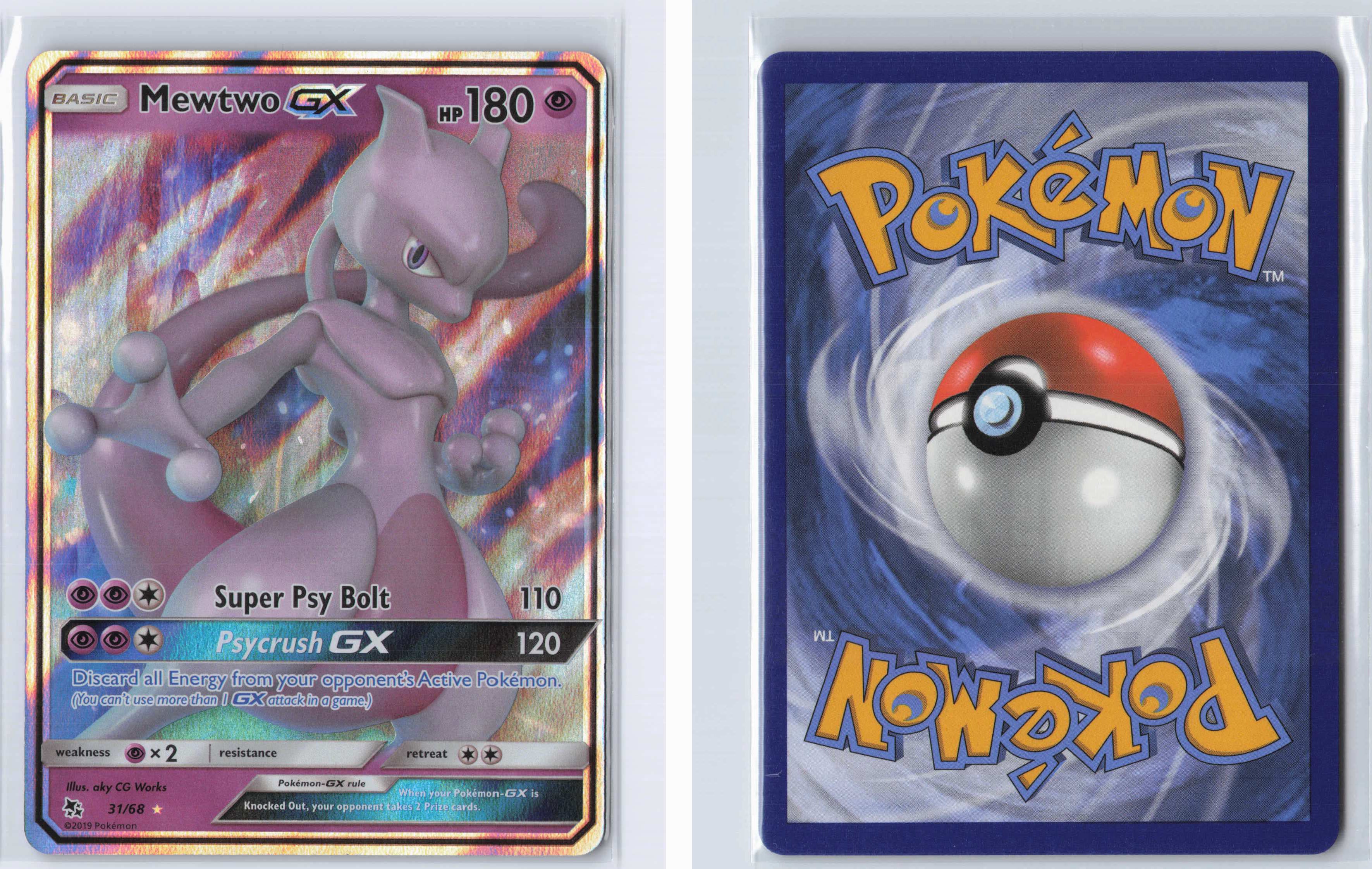 (#31/68) Mewtwo GX [Hidden Fates]