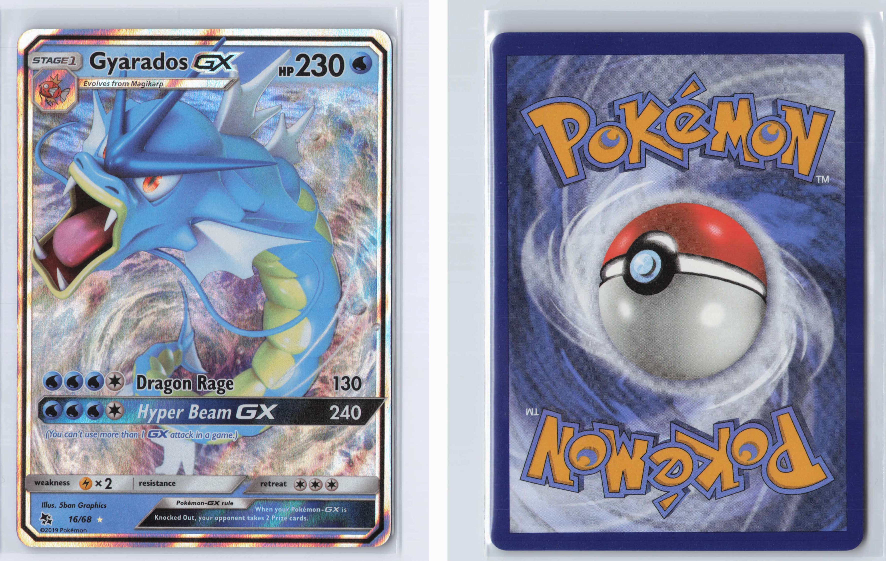 (#16/68) Gyarados GX [Hidden Fates]