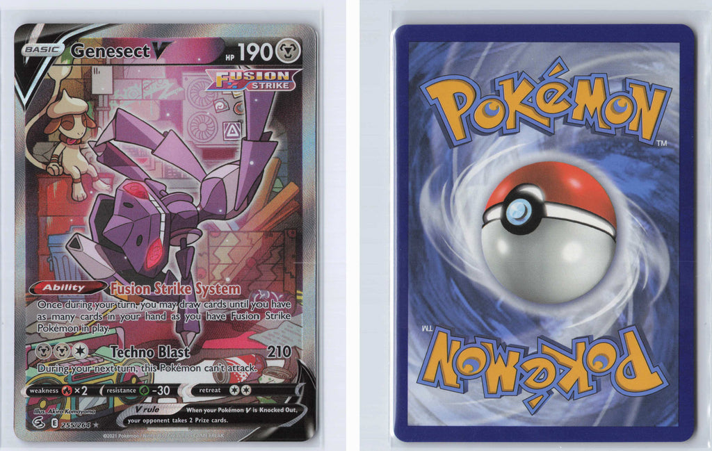(#255/264) Genesect V (Alternate Full Art) [SWSH08: Fusion Strike]