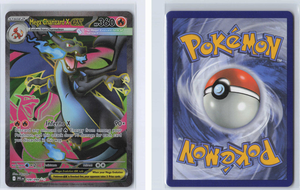 (#109/094) Mega Charizard X ex [ME02: Phantasmal Flames]