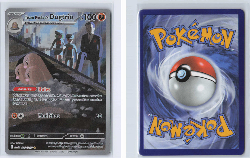 (#239/217) Team Rocket's Dugtrio [ME: Ascended Heroes]