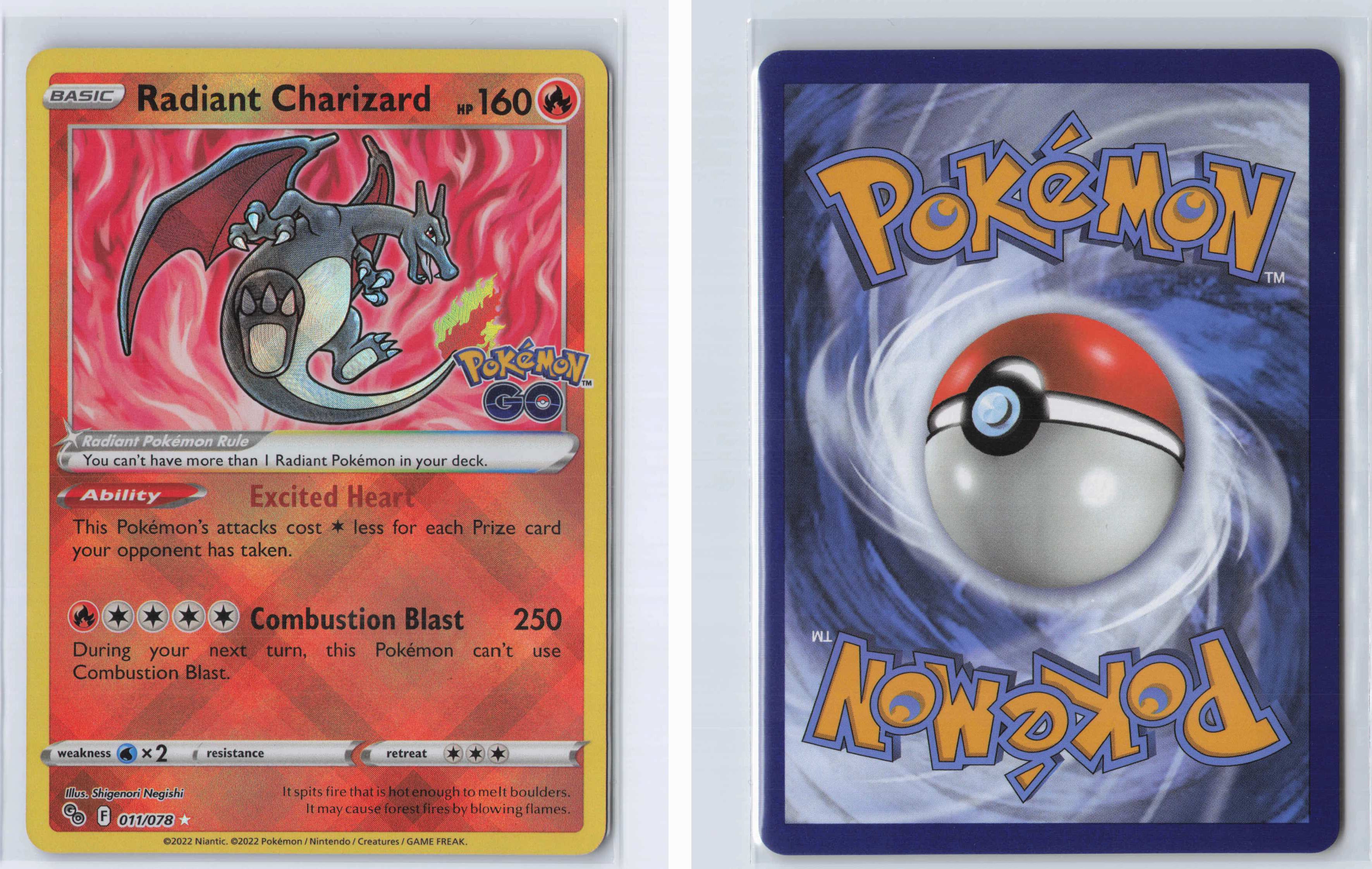 (#011/078) Radiant Charizard [Pokemon GO]